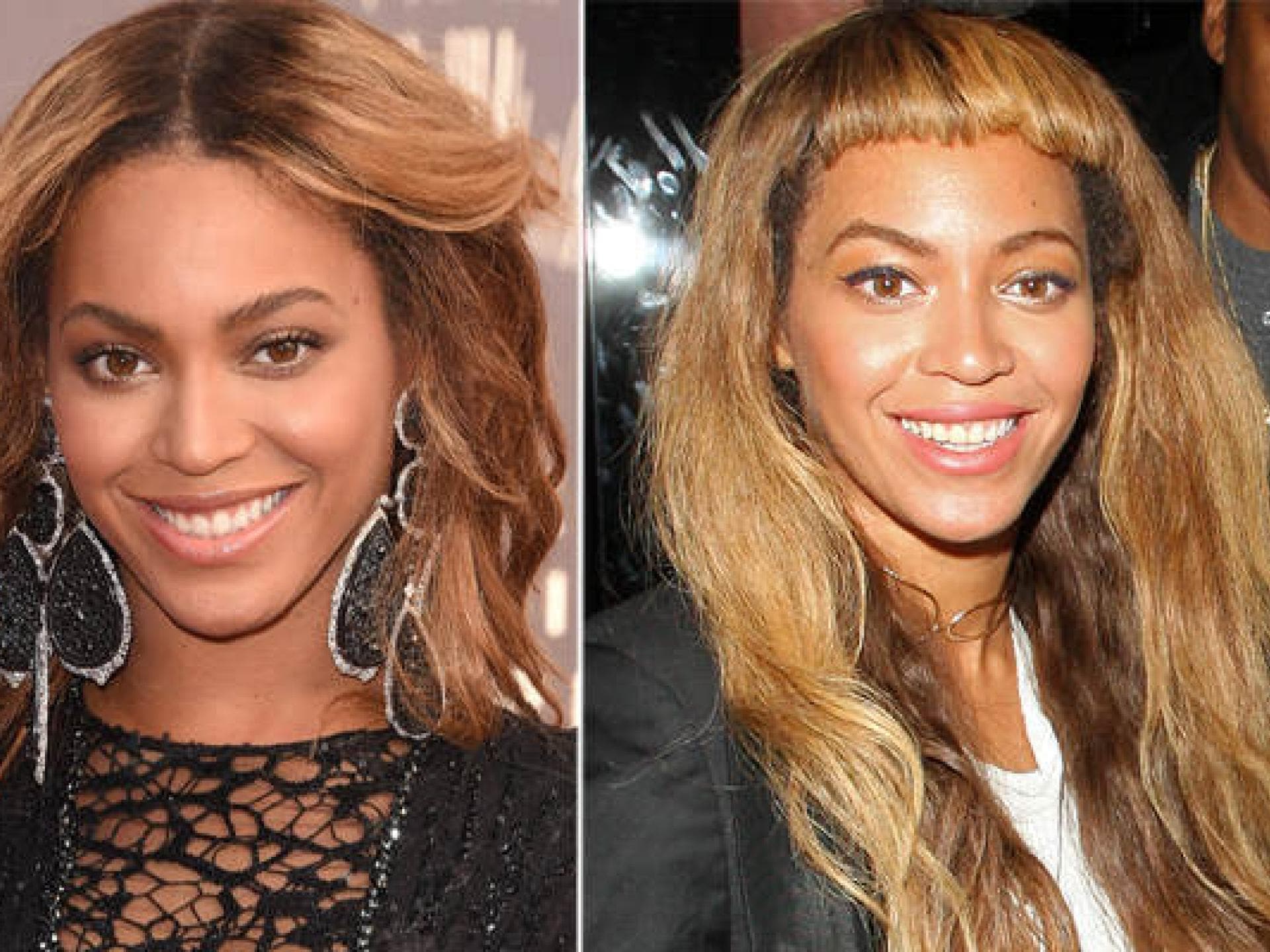 Beyoncé: Kurzer Pony oder gar kein Pony?