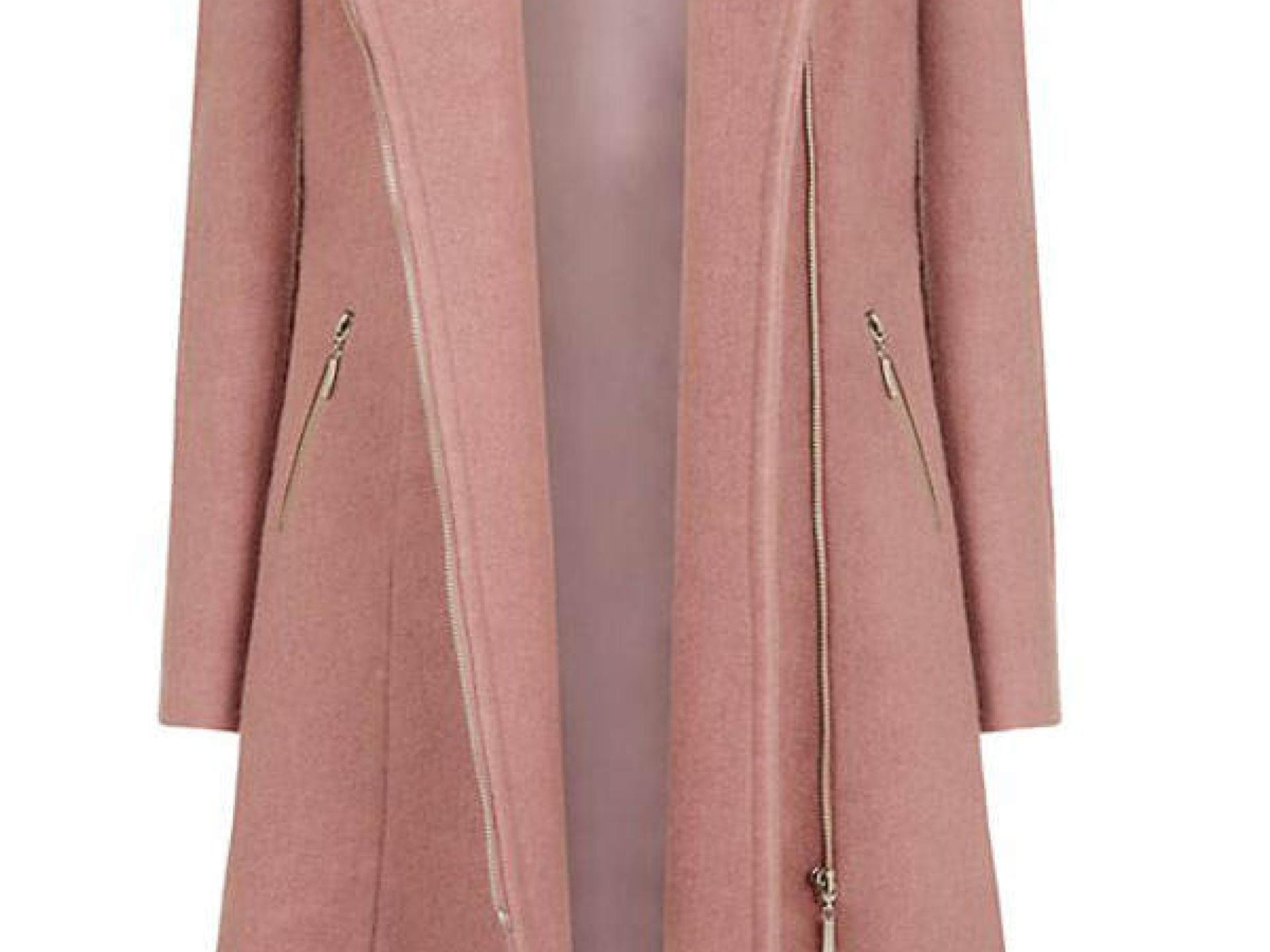 Rosa Mantel im Bikerstyle von Newlook.com