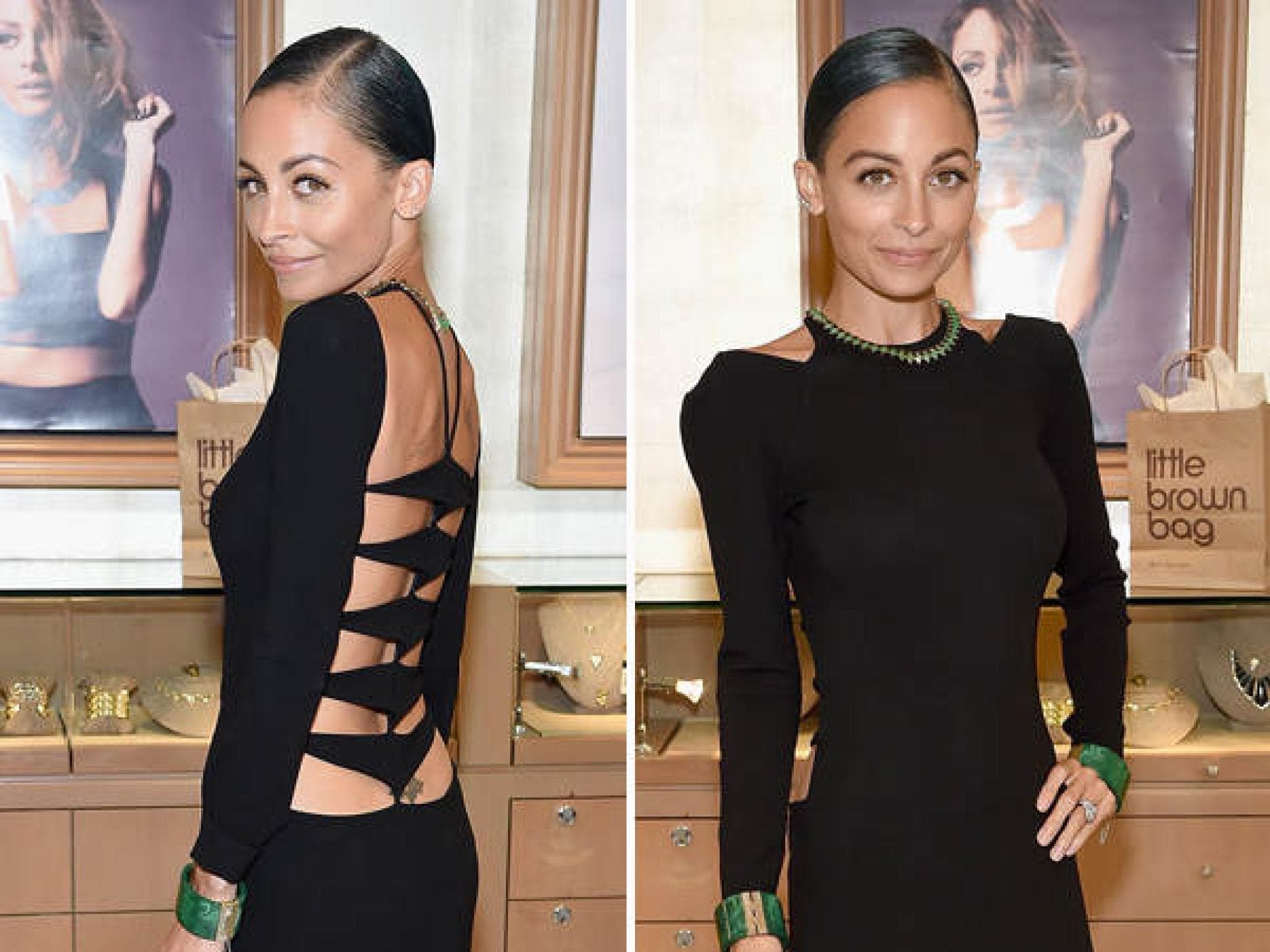 Nicole Richie im schwarzen Kleid Nicole Richie im schwarzen Kleid
