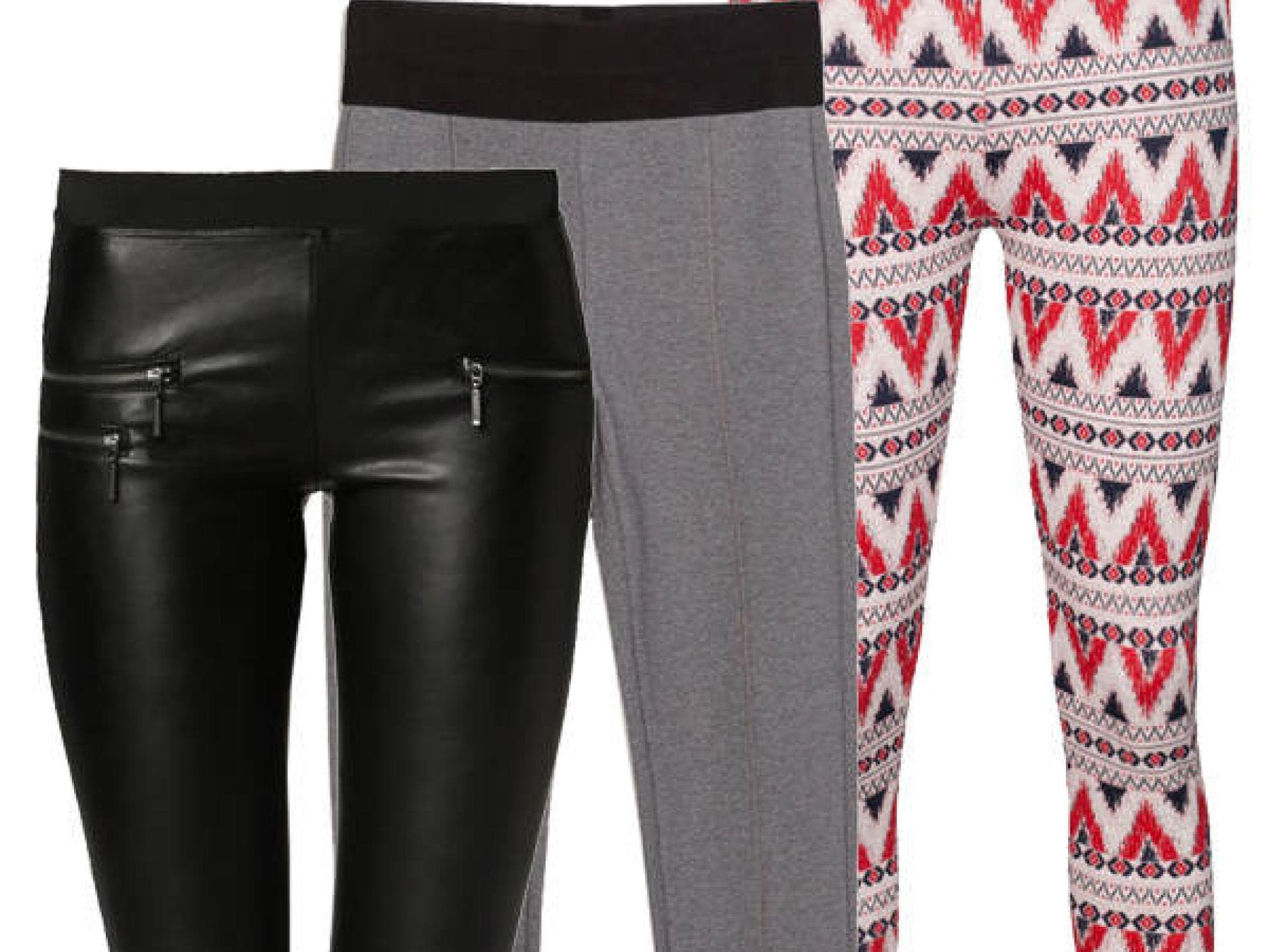 Leggings: crazy, einfarbig & mehr Leggings: crazy, einfarbig & mehr