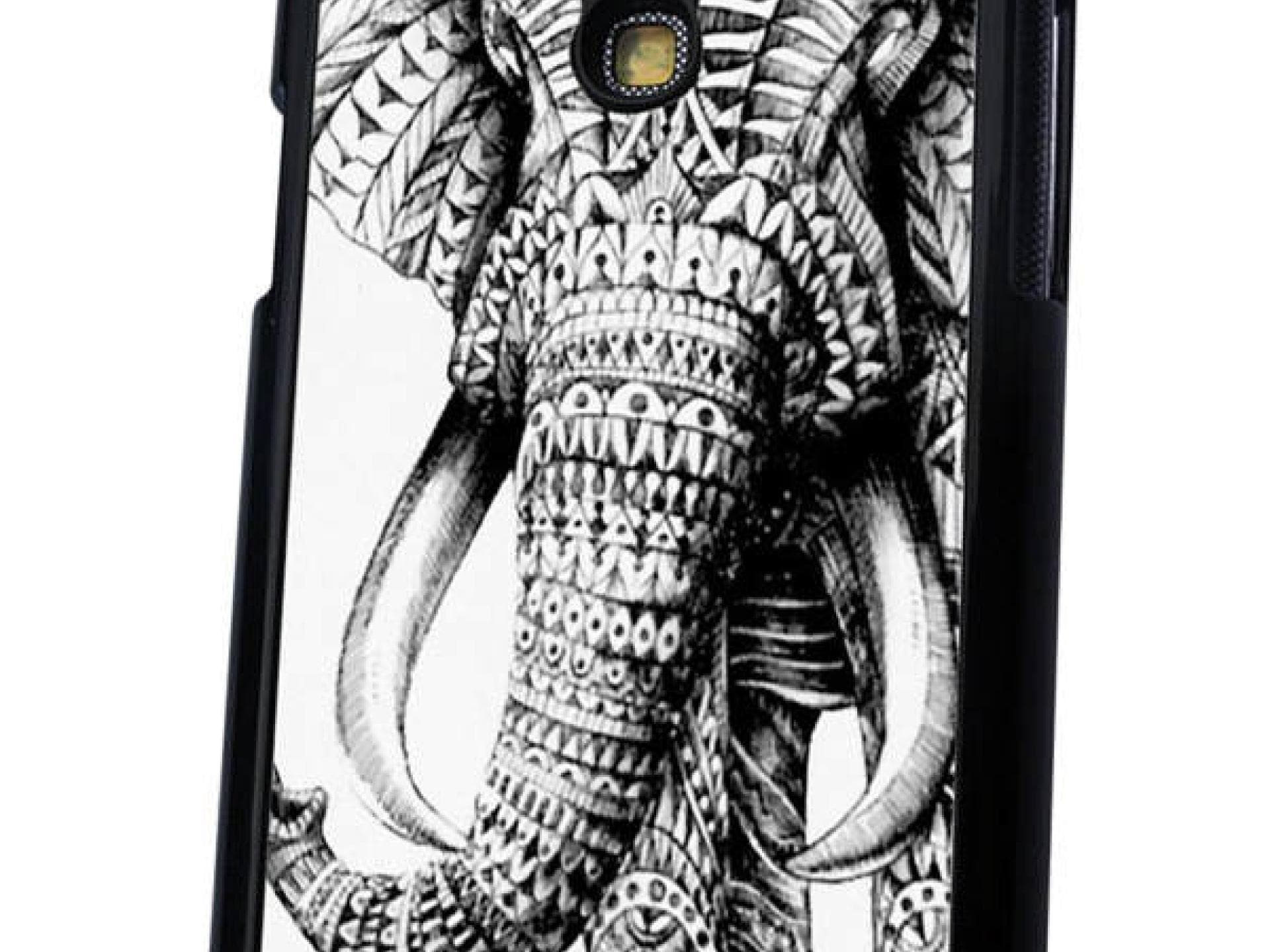 Azteken-Elefanten-Hülle für Samsung Galaxy S4 Mini