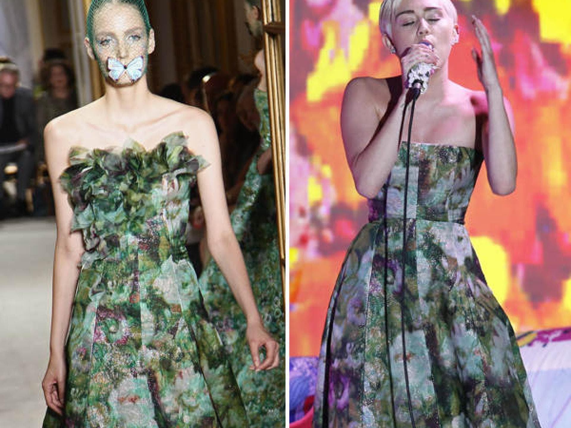 Miley Cyrus in Giambattista Valli