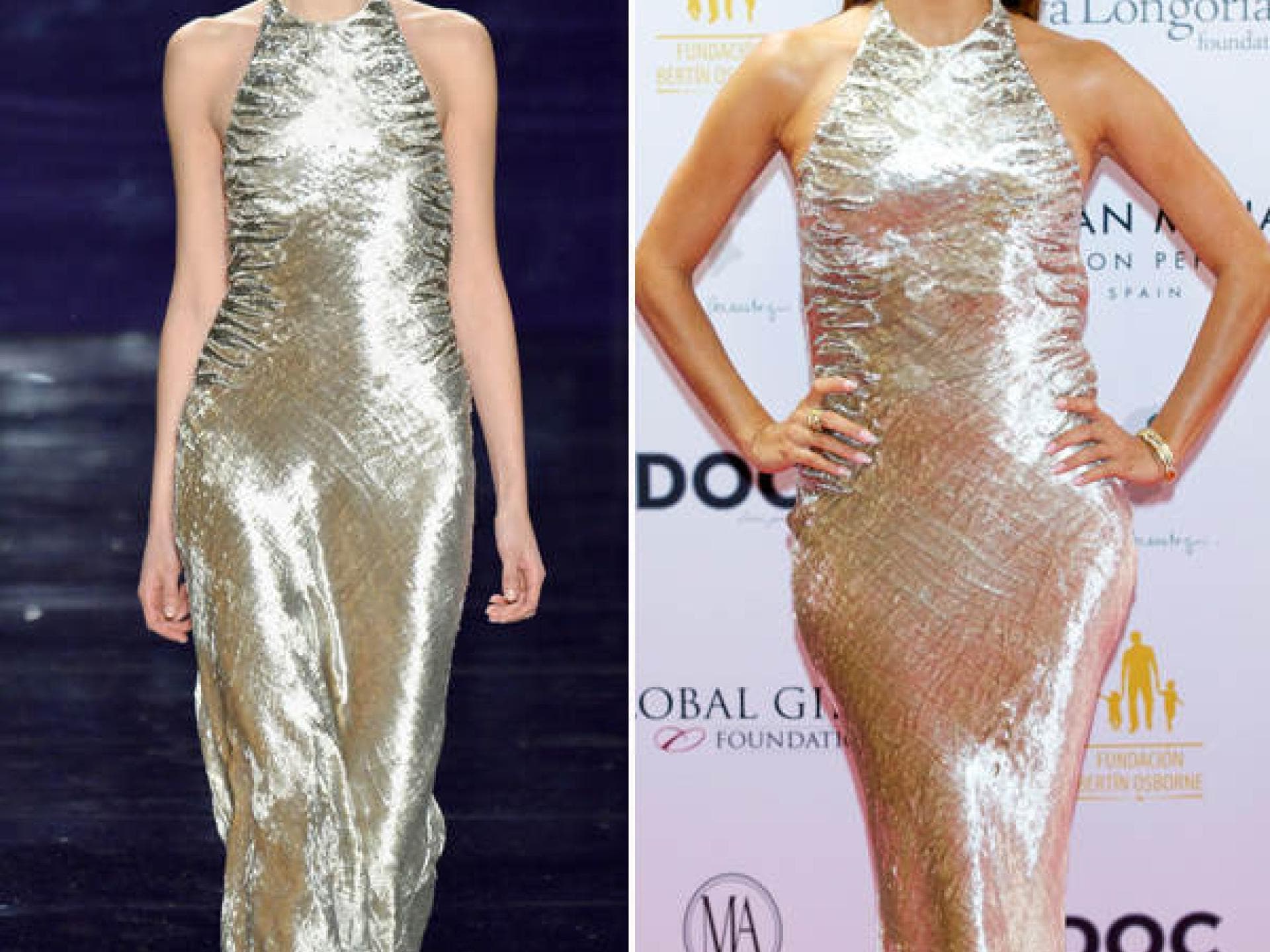 Eva Longoria in Reem Acra