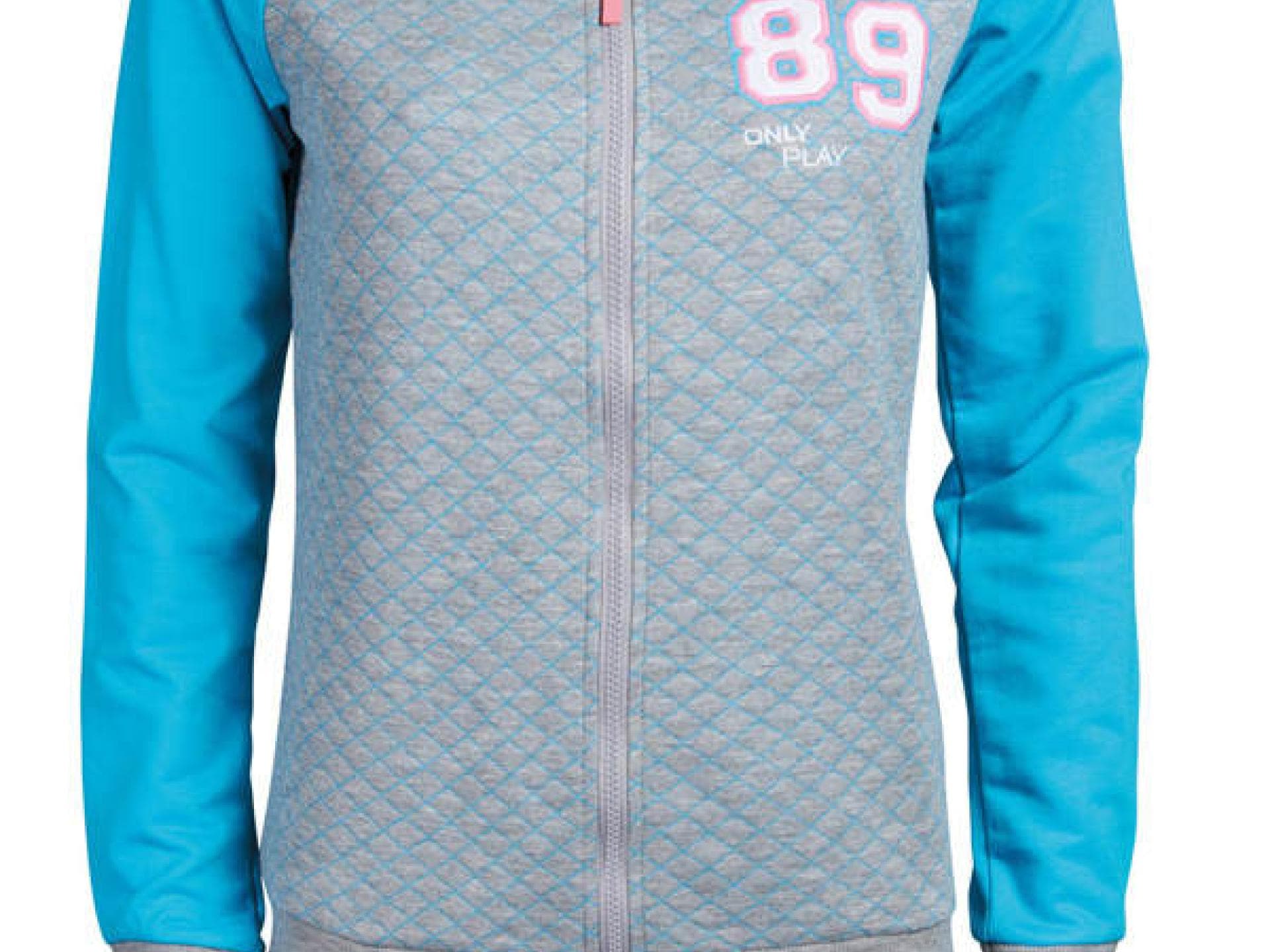 Sweatshirt-Jacke im Raglan-Schnitt