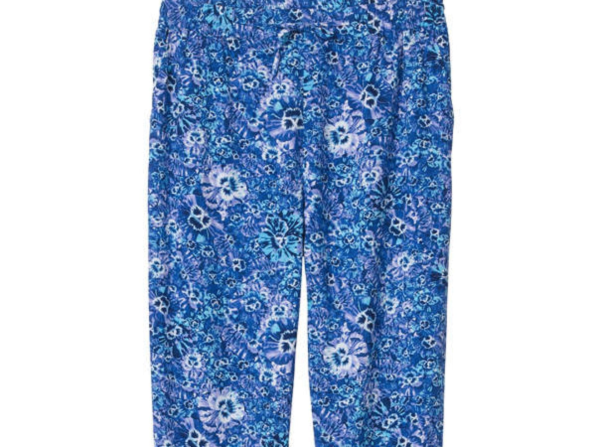 Blaue Blumen-Printhose von Monki
