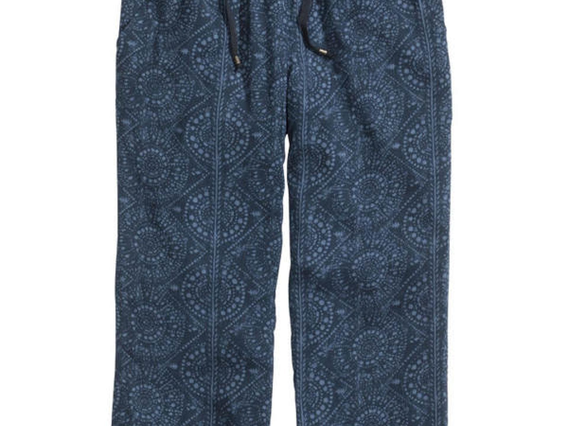 Blaue Printhose von H&M