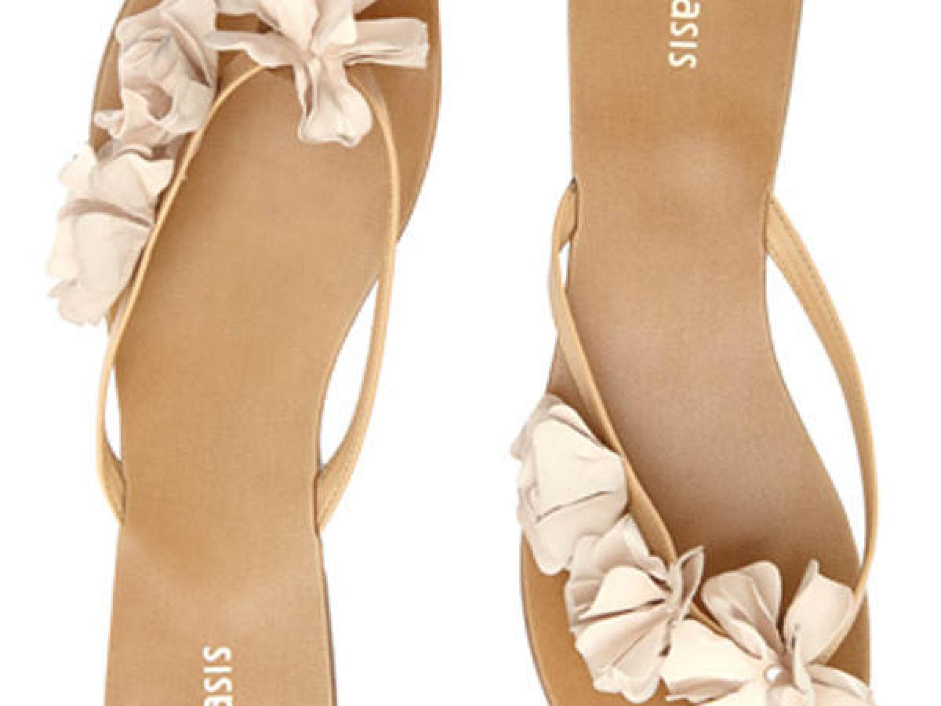 Blüten-Flip Flops von Oasis