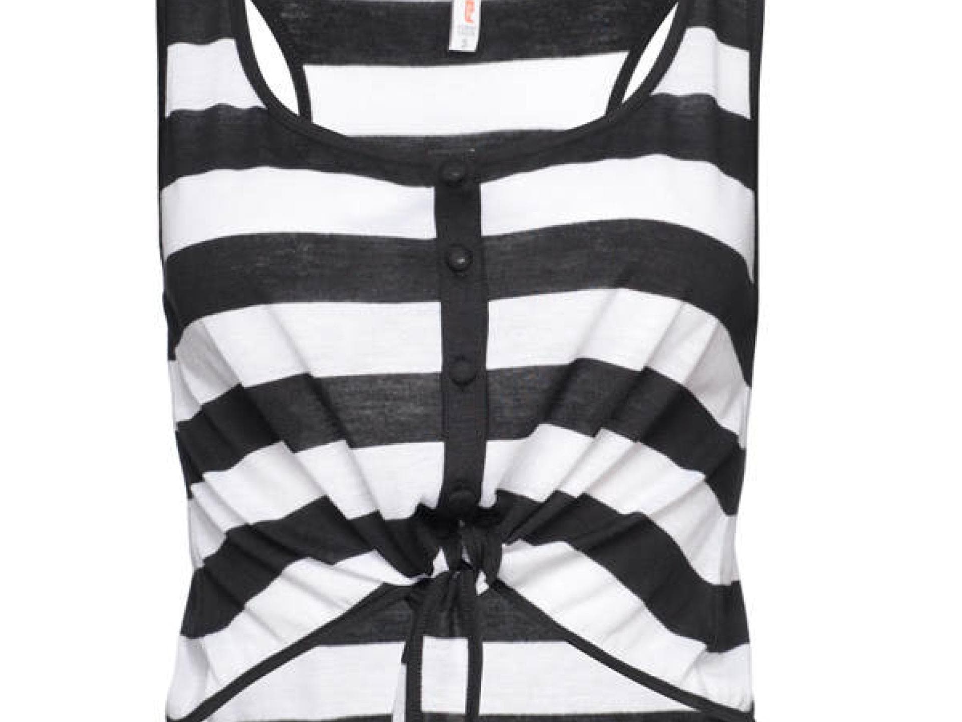 Kurzes Shirt mit Knoten von New Yorker