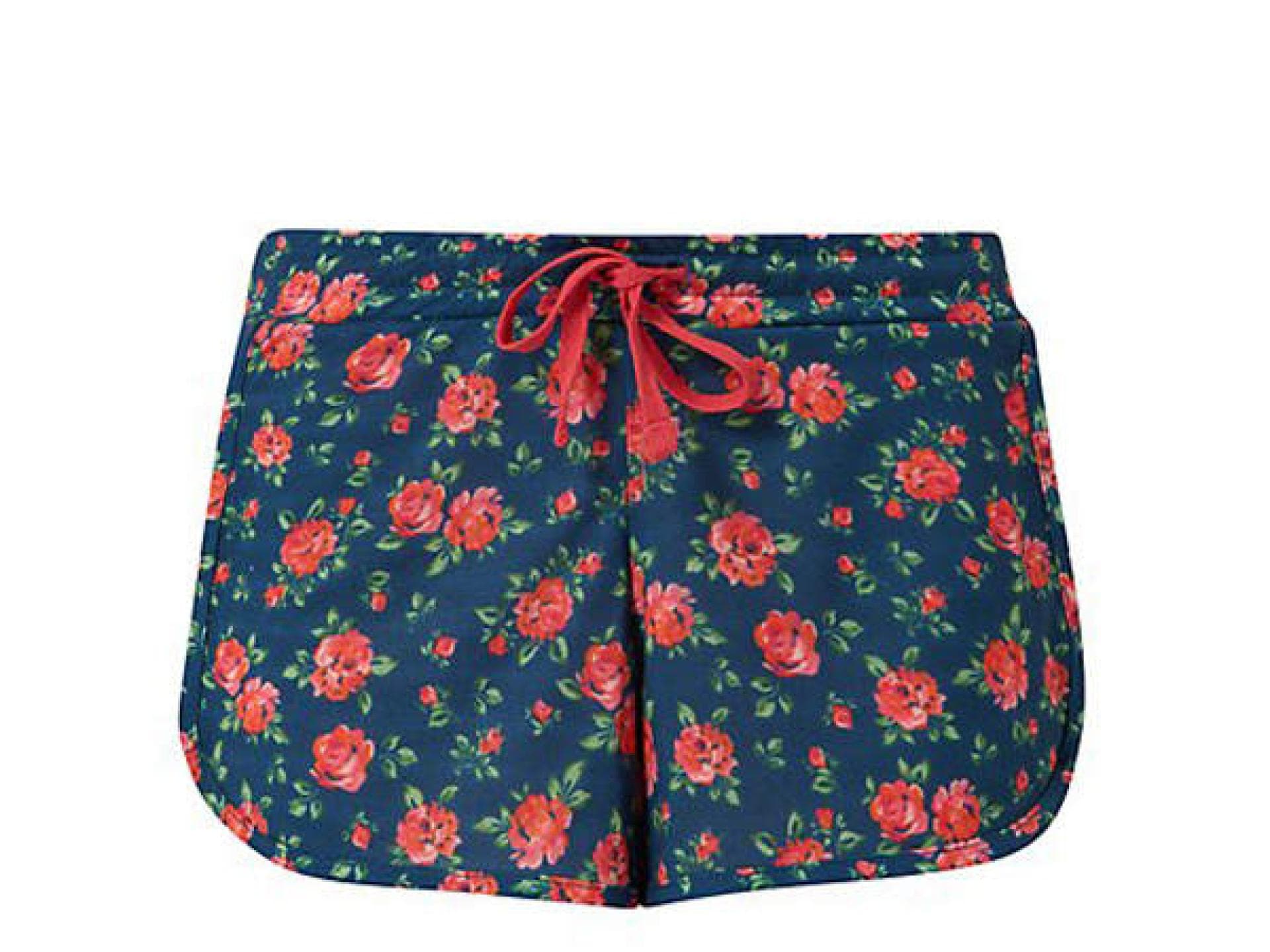 Hot Pants mit roten Blumen von Newlook.com Hot Pants mit roten Blumen von Newlook.com