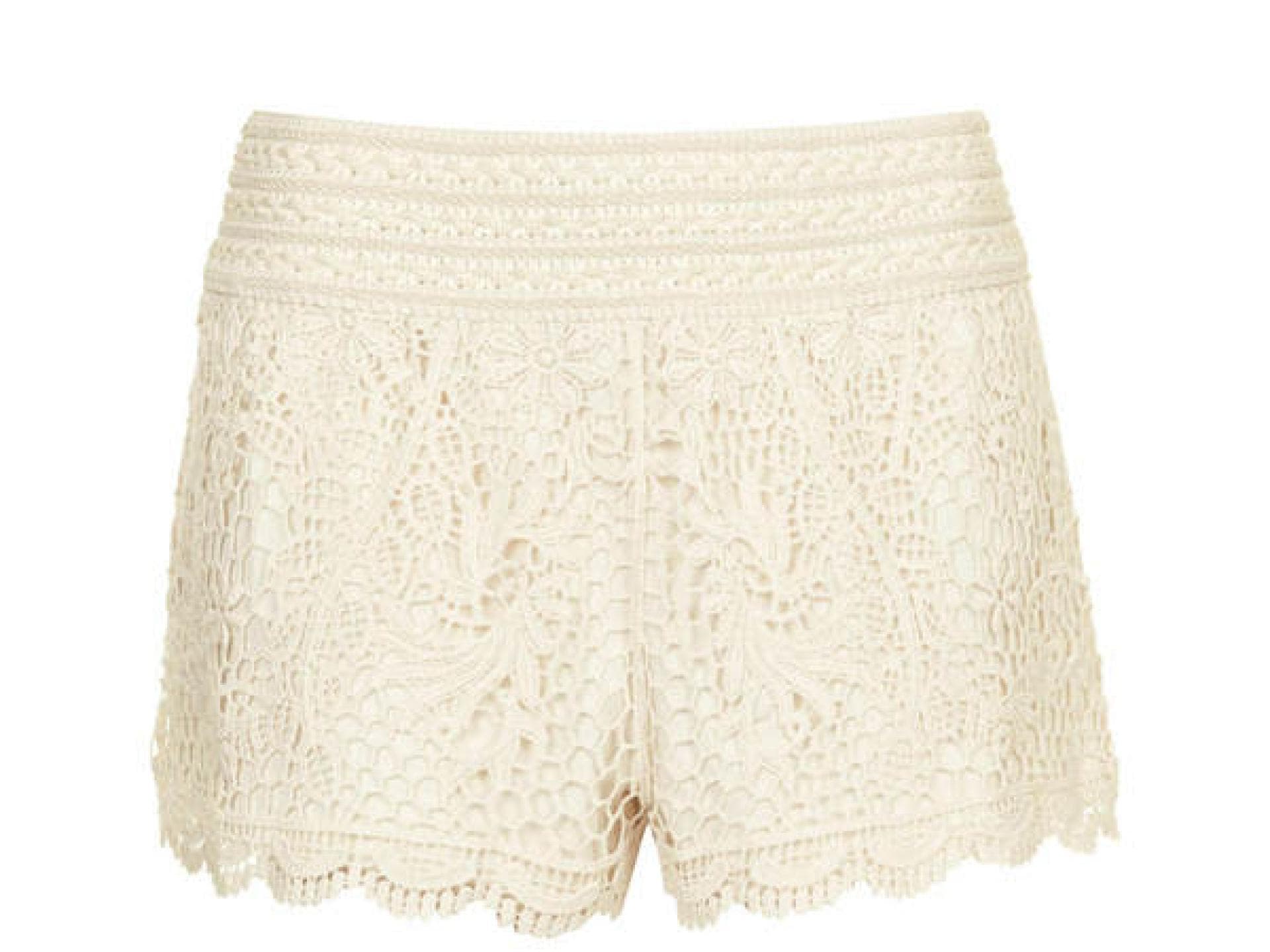 Häkelshorts von Topshop.com