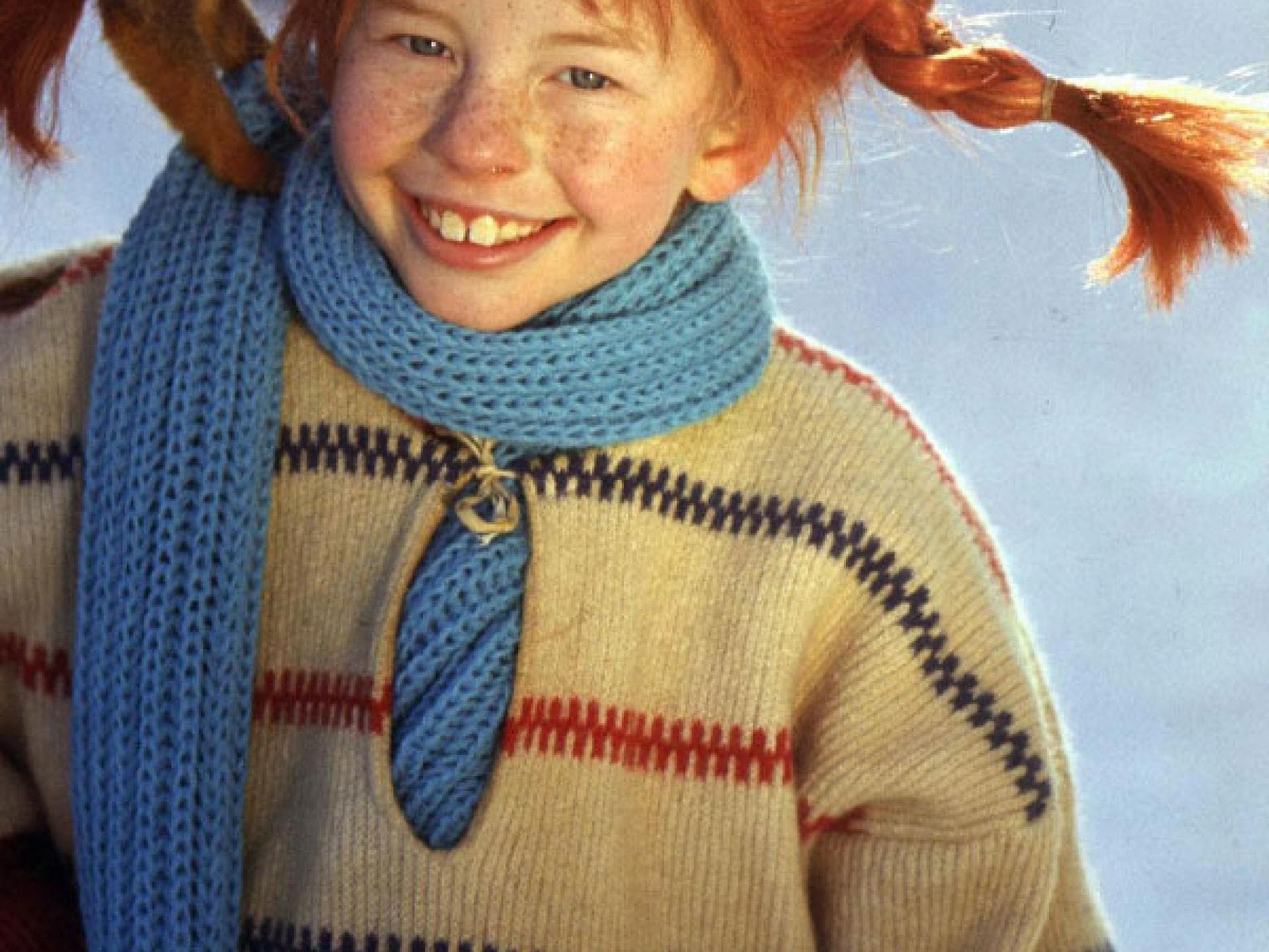 Filmfrisur von Pippi Langstrumpf