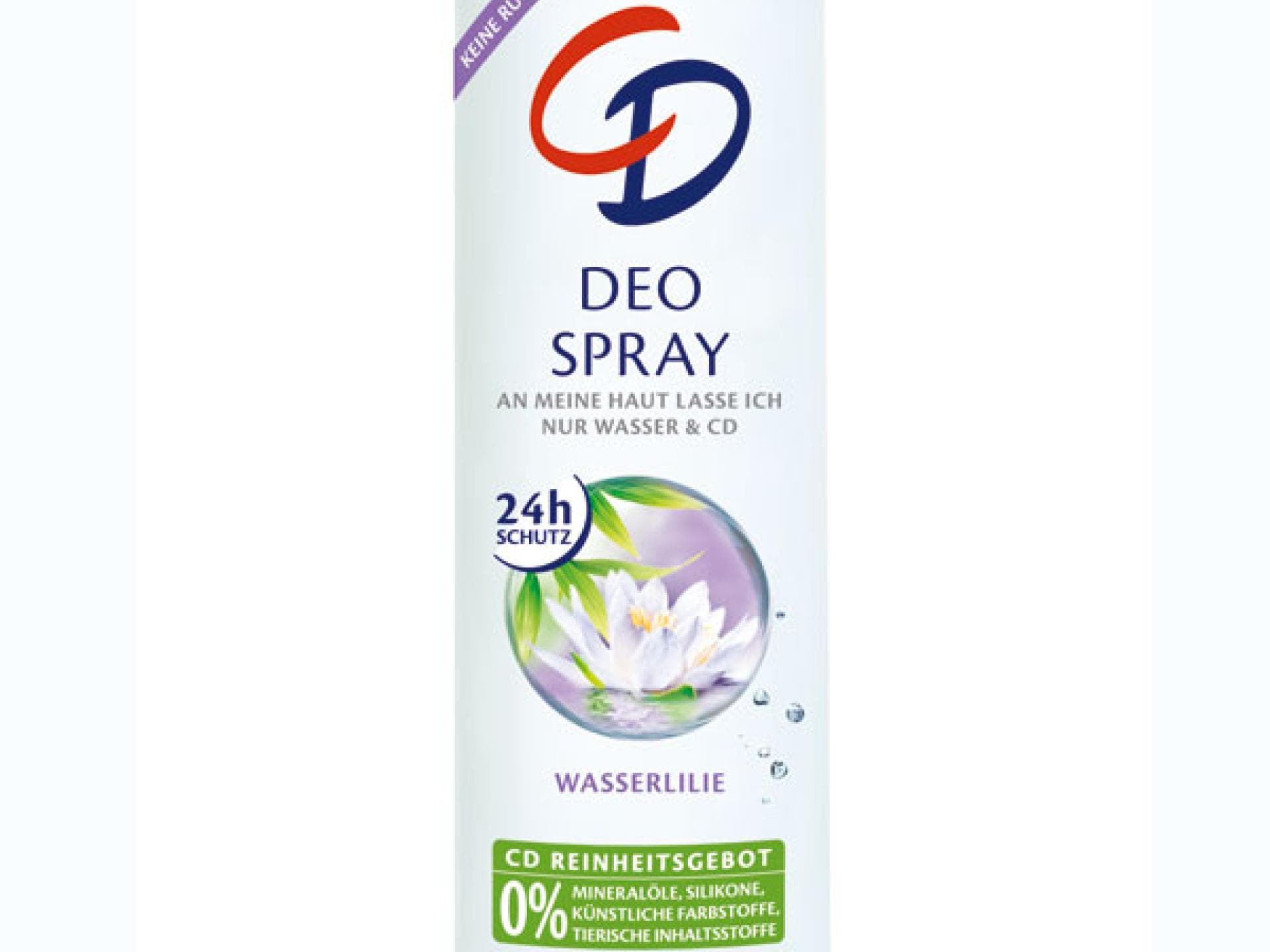 Ohne Aluminium: CD Deo Spray Wasserlilie Ohne Aluminium: CD Deo Spray Wasserlilie