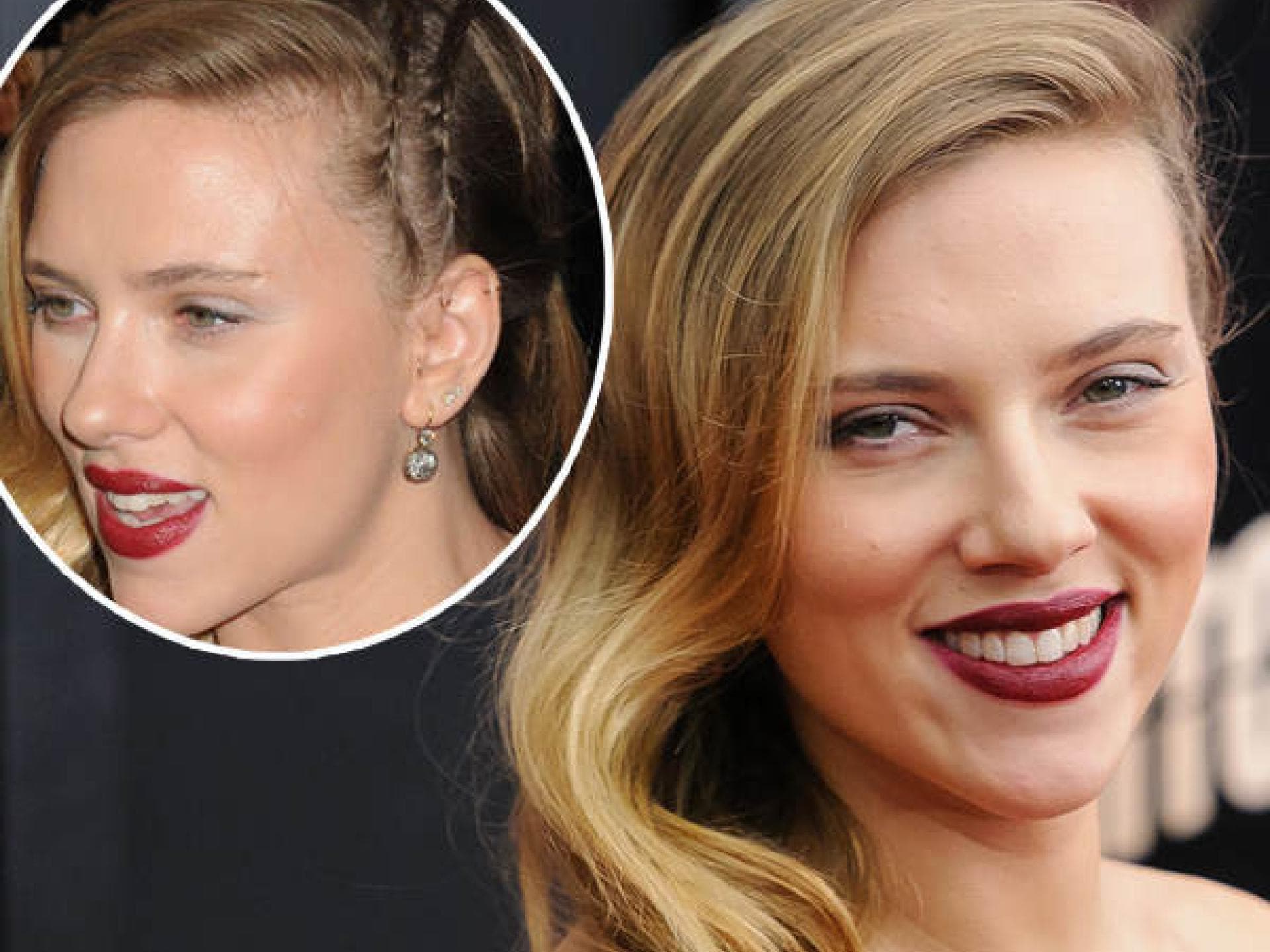 Scarlett Johansson mit Fake-Sidecut