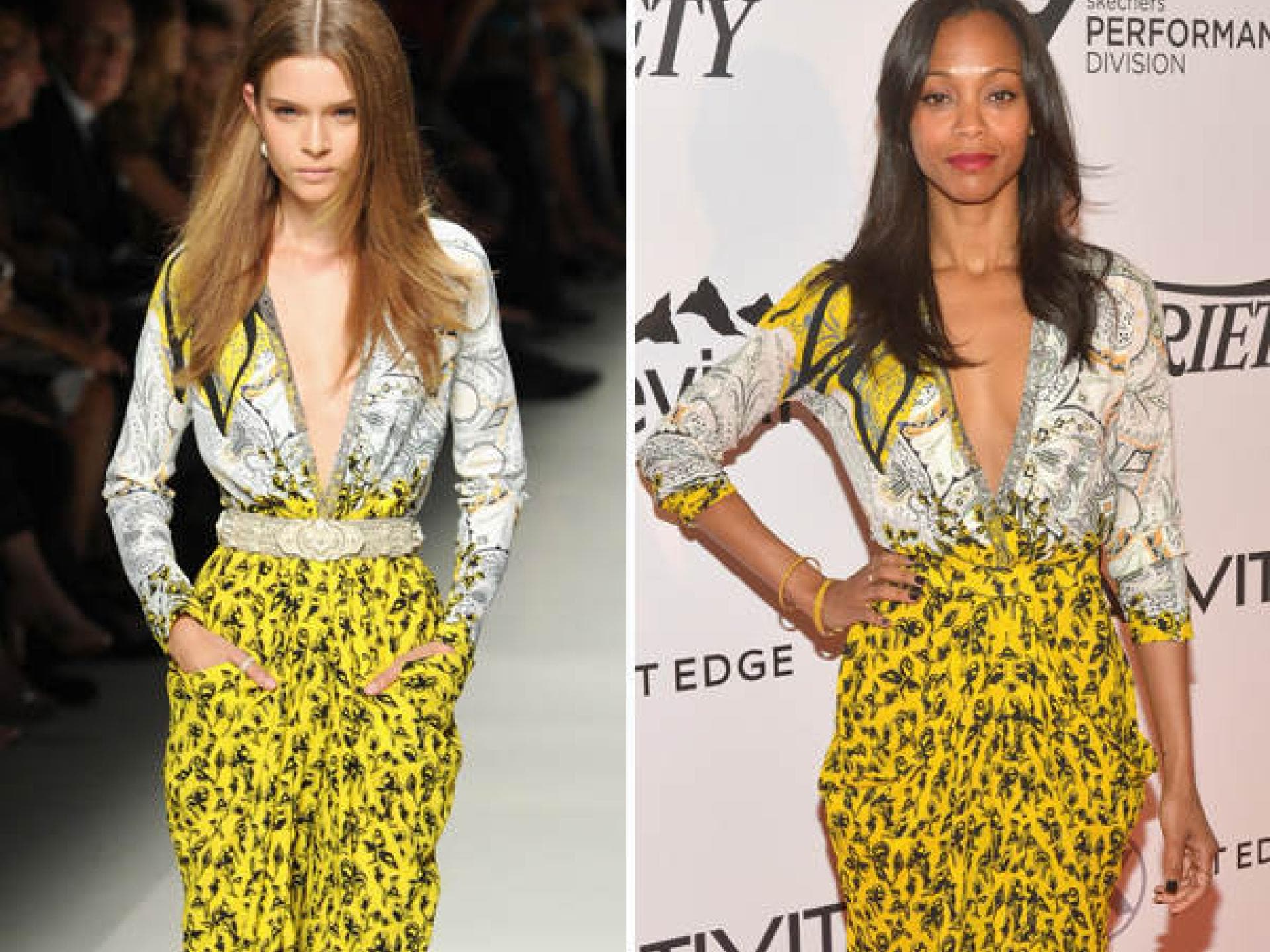 Zoe Saldana in Etro