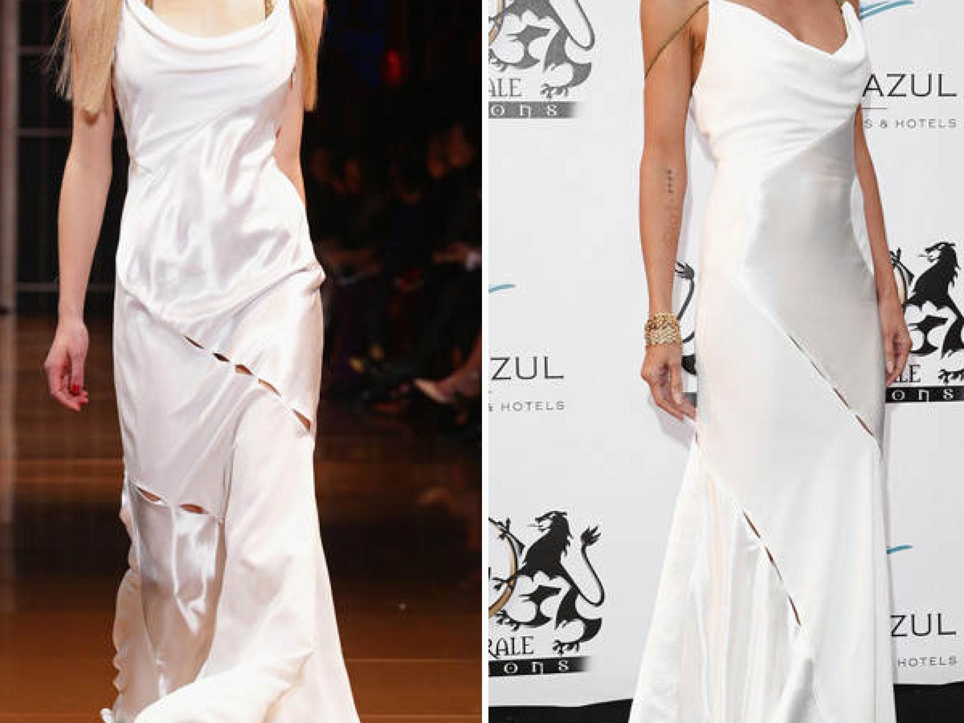 Heidi Klum in Versace Heidi Klum in Versace