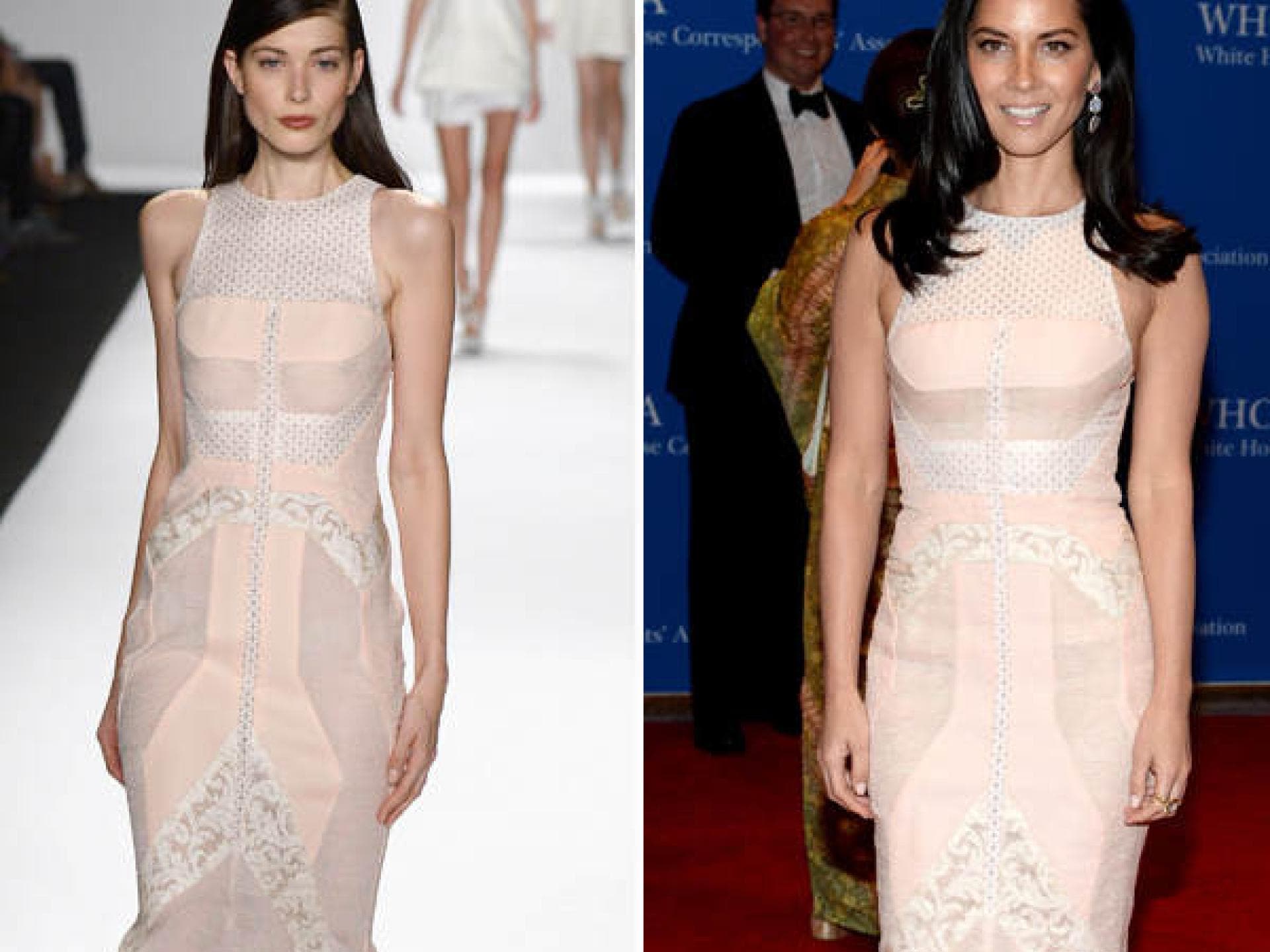 Olivia Munn in J. Mendel