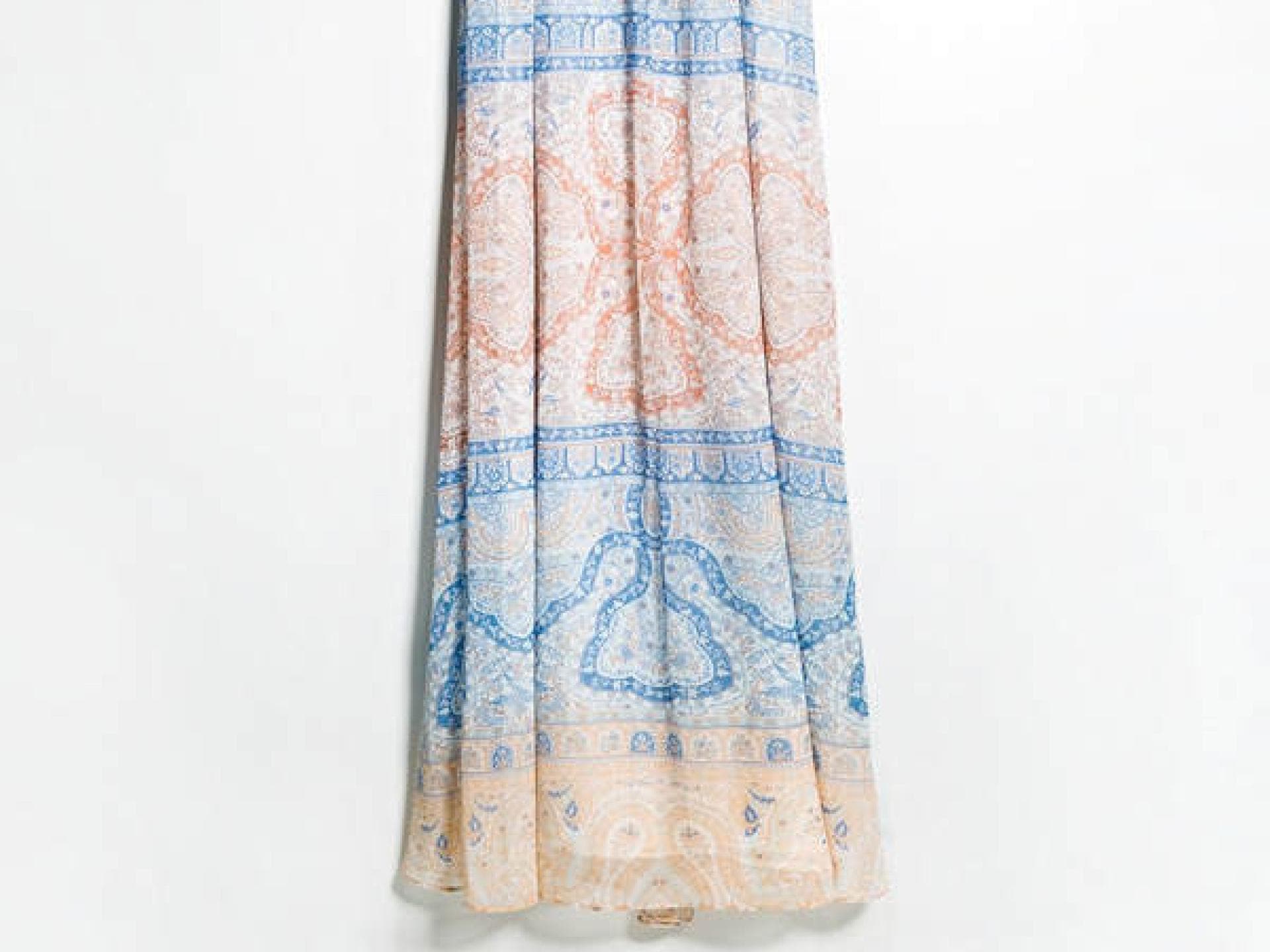 Maxikleid in sanften Farben von Mango