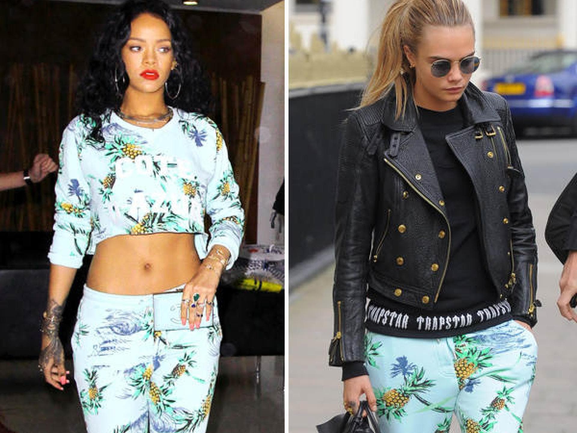 Rihanna vs. Cara Delevingne Rihanna vs. Cara Delevingne