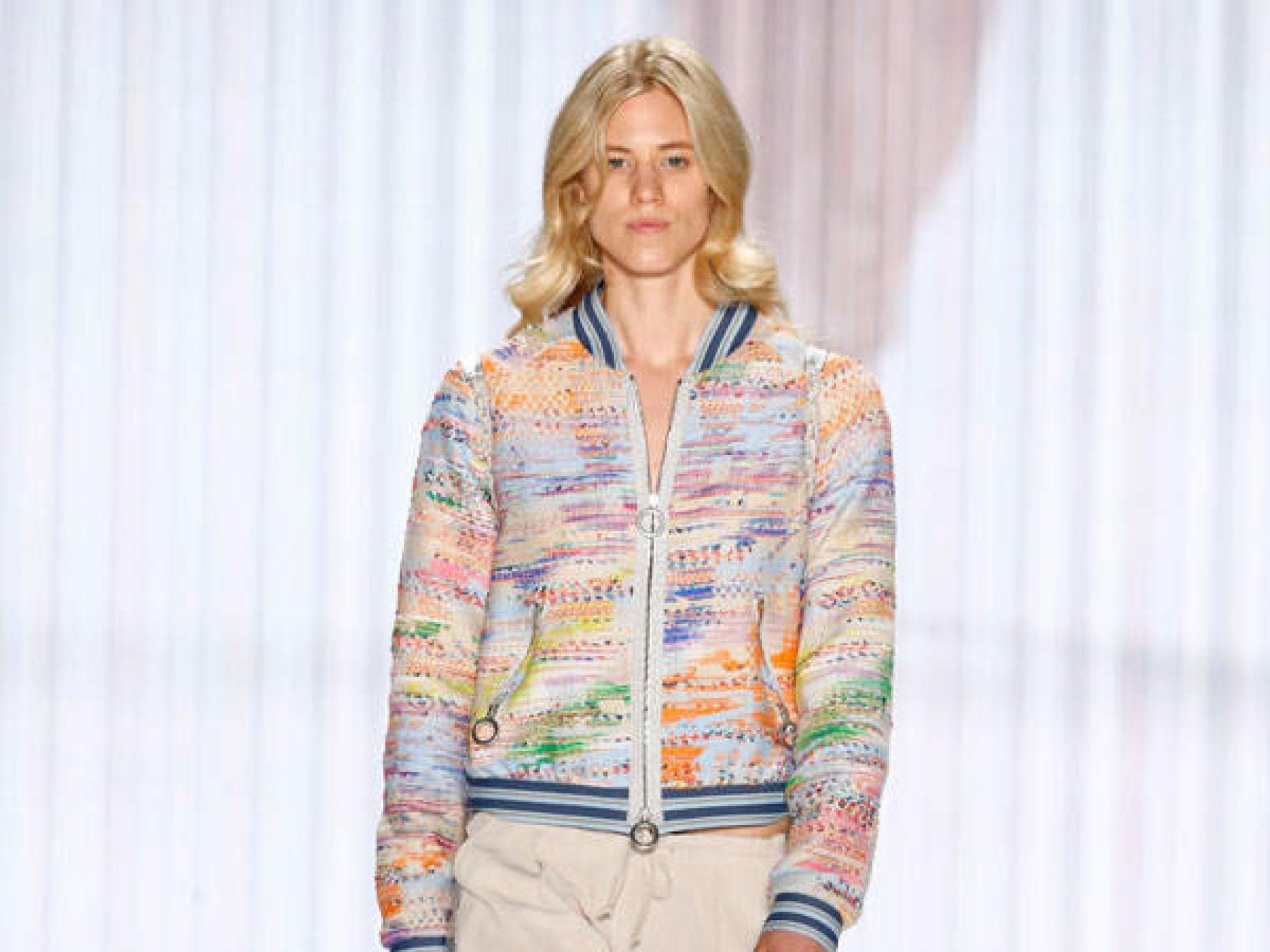 Larissa Marolt auf der Fashion Week 2016