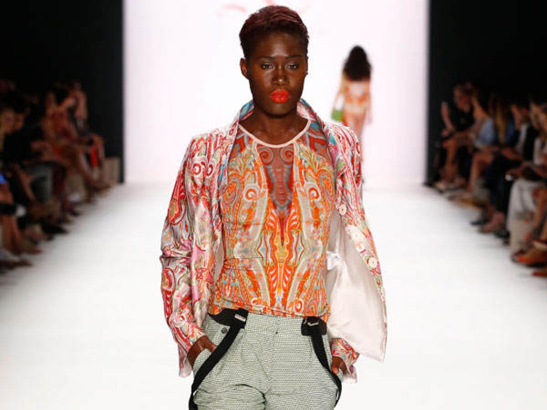 Aminata auf der Fashion Week 2016