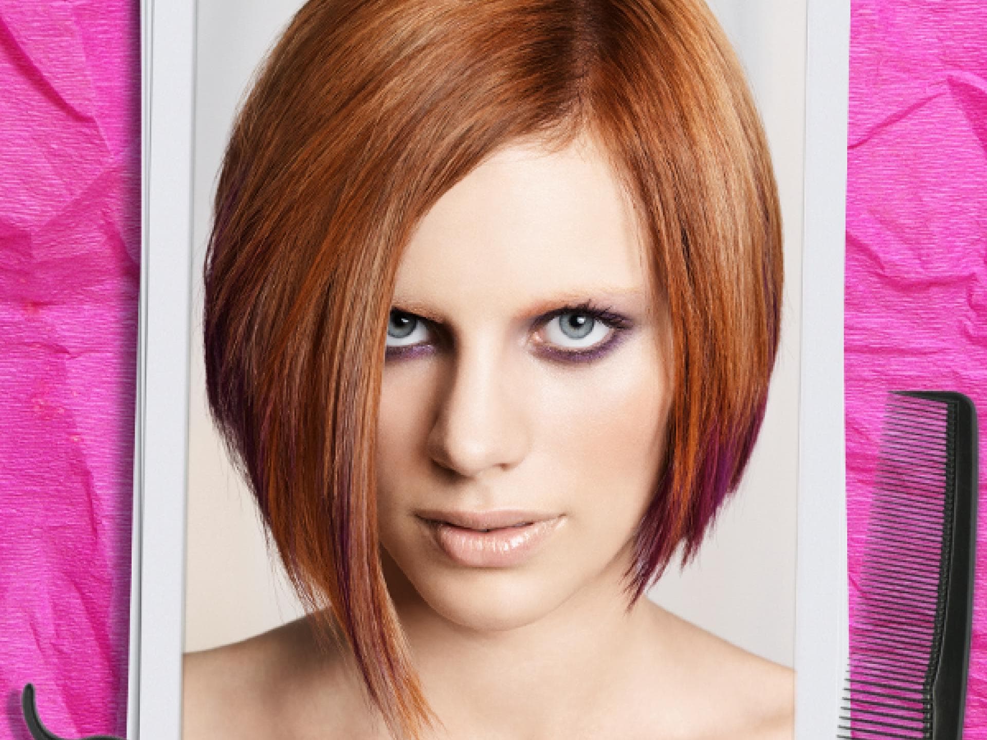 Kinnlanger Bob: richtig stylen