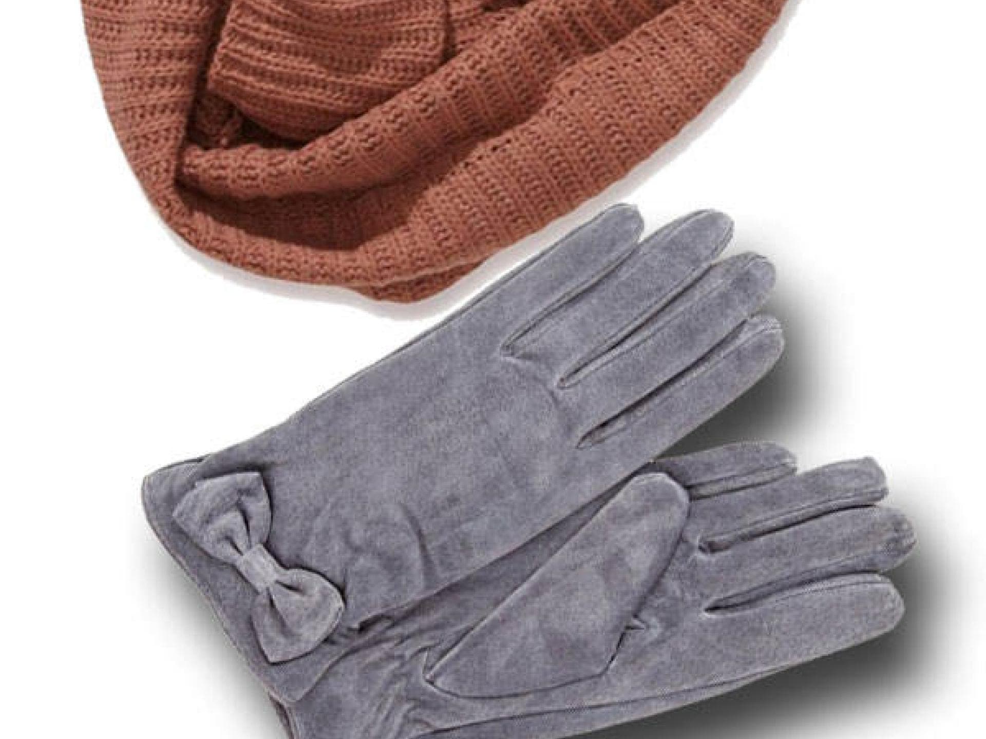 Handschuhe und Loop-Schal von Pieces