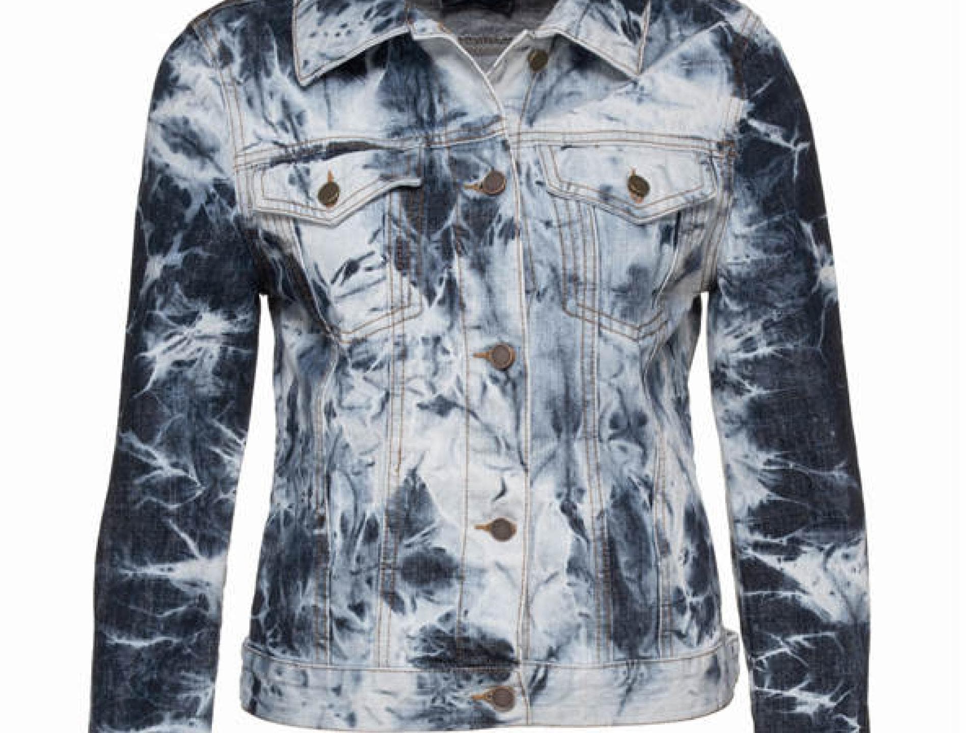 Batik-Jeansjacke von New Yorker