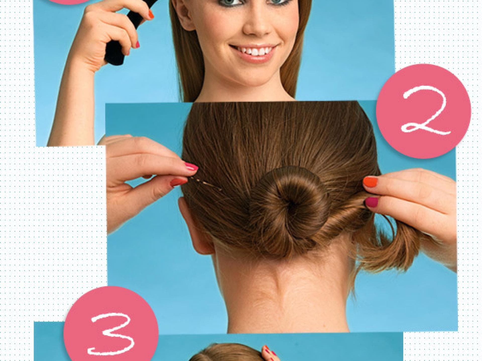 Hochsteckfrisur: Ballerina-Dutt Anleitung