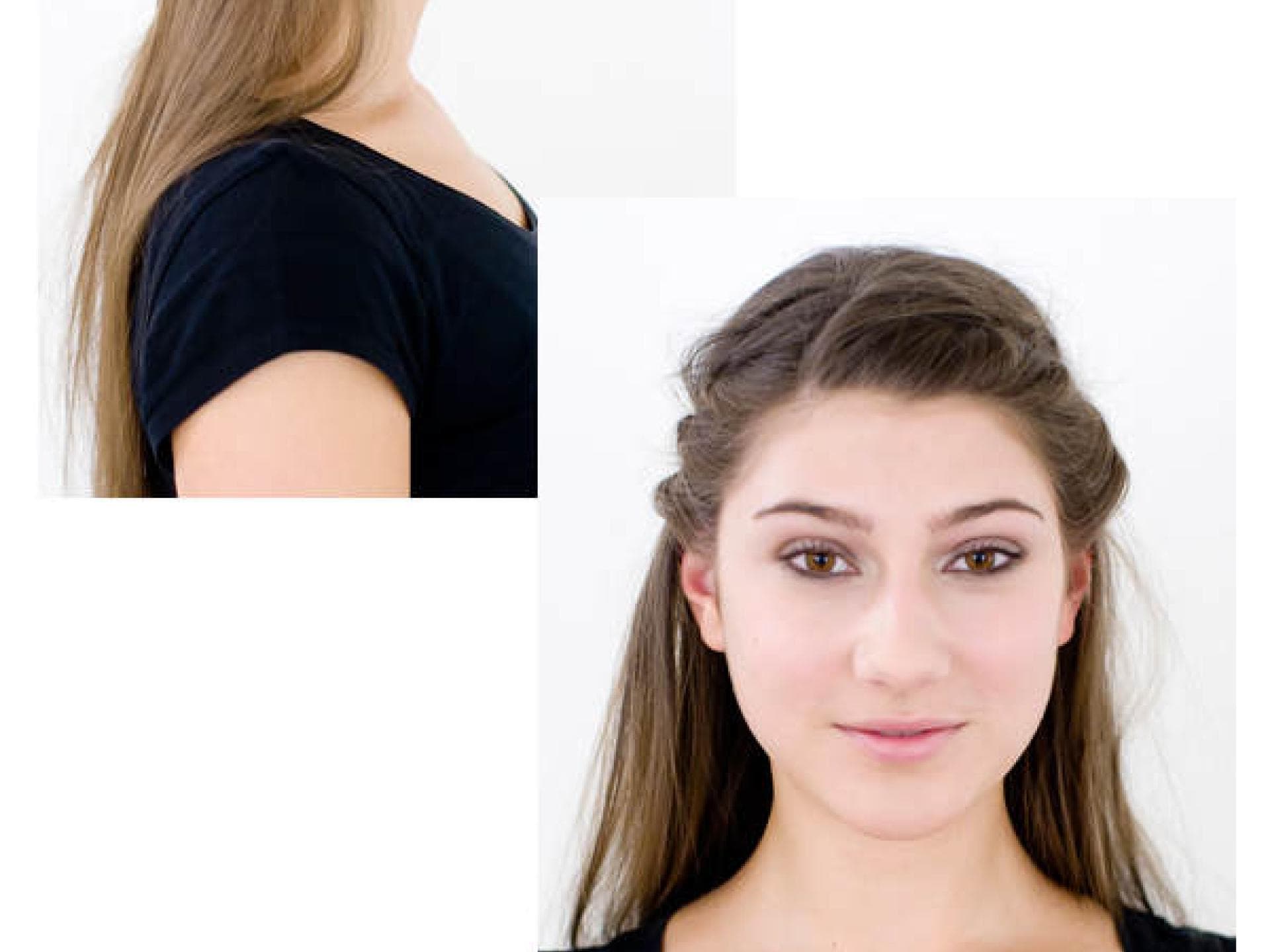 Fertige Flechtfrisur