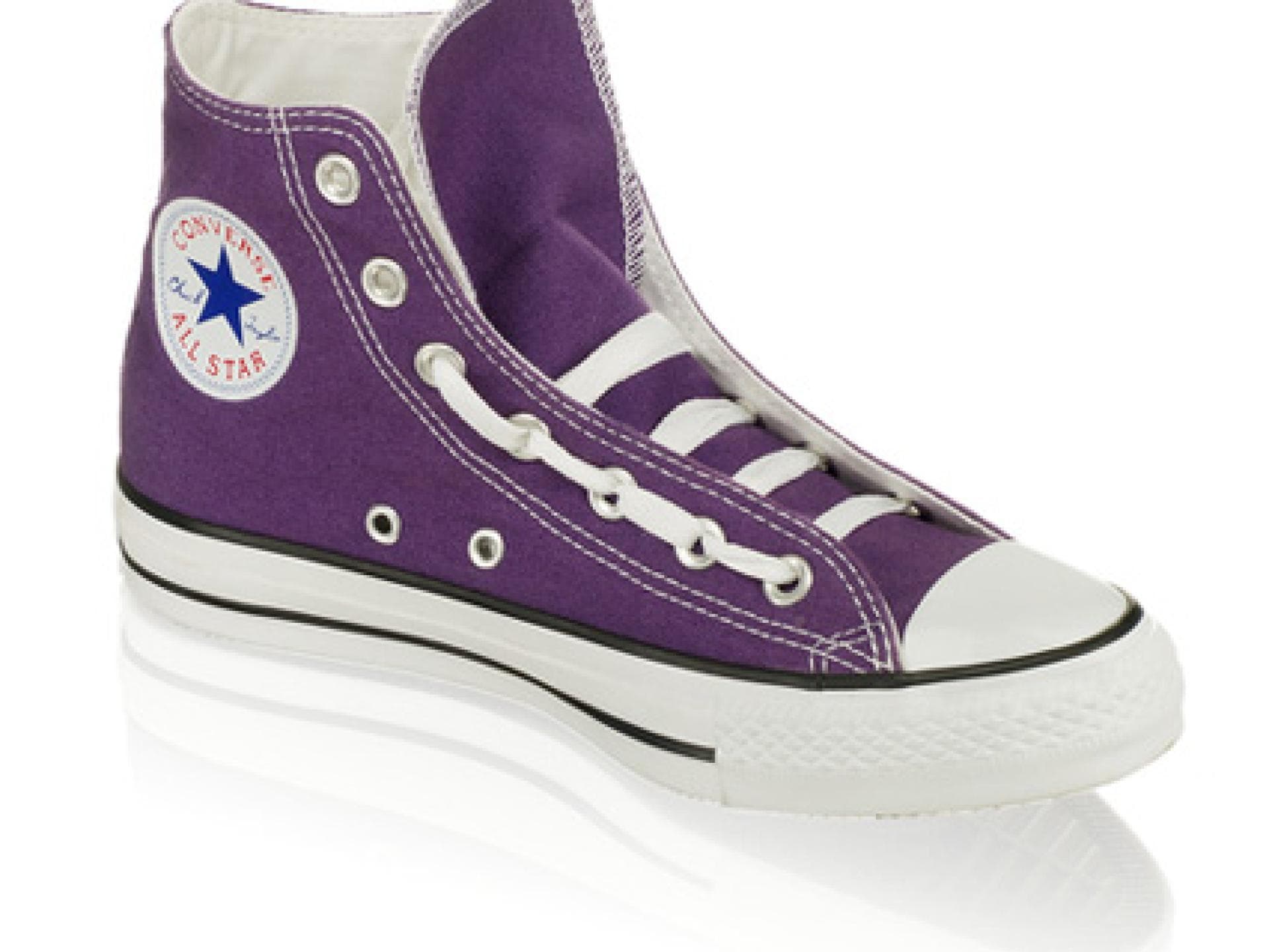 Chucks in kräftigem Lila Chucks in kräftigem Lila