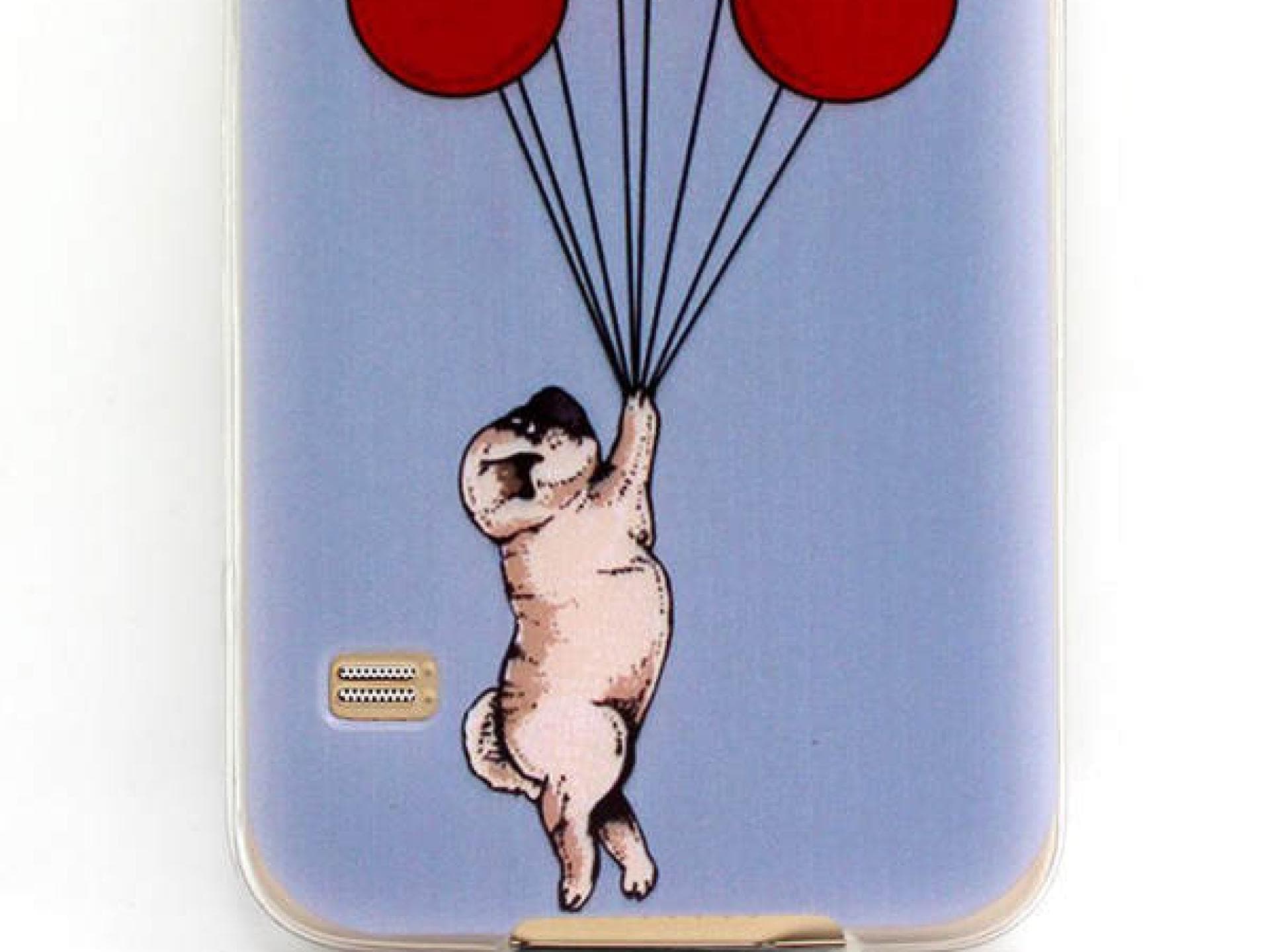 Hülle mit Mops und Ballon von JIAXIUFEN