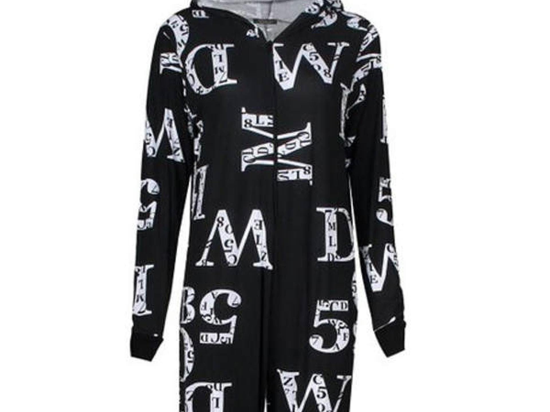 Buchstaben-Onesie von Fast Fashion Buchstaben-Onesie von Fast Fashion