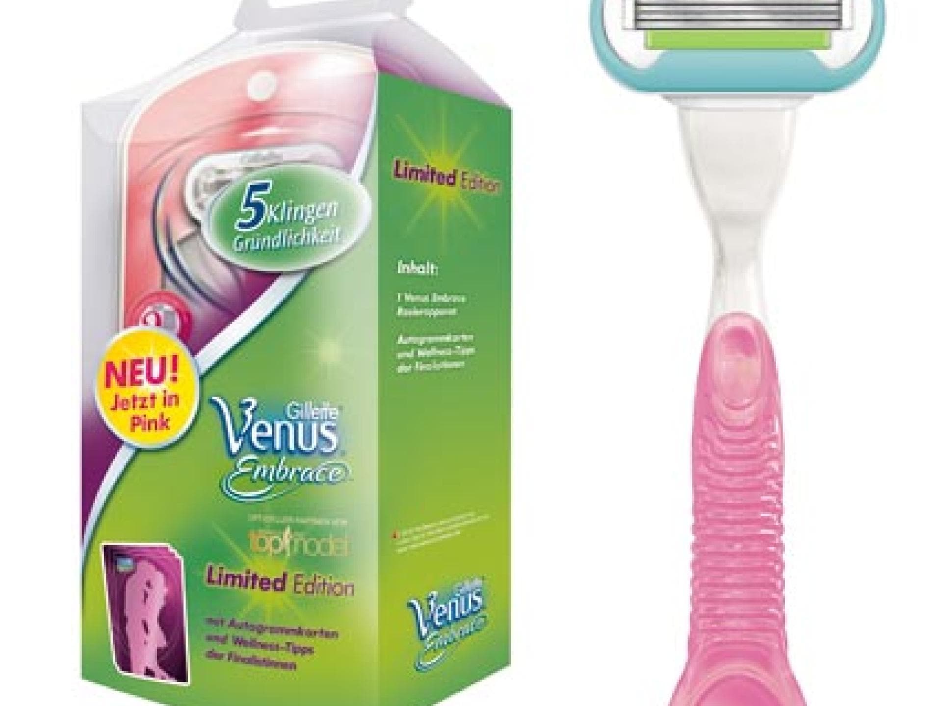 Seidenglatte Beine mit Gillette Venus