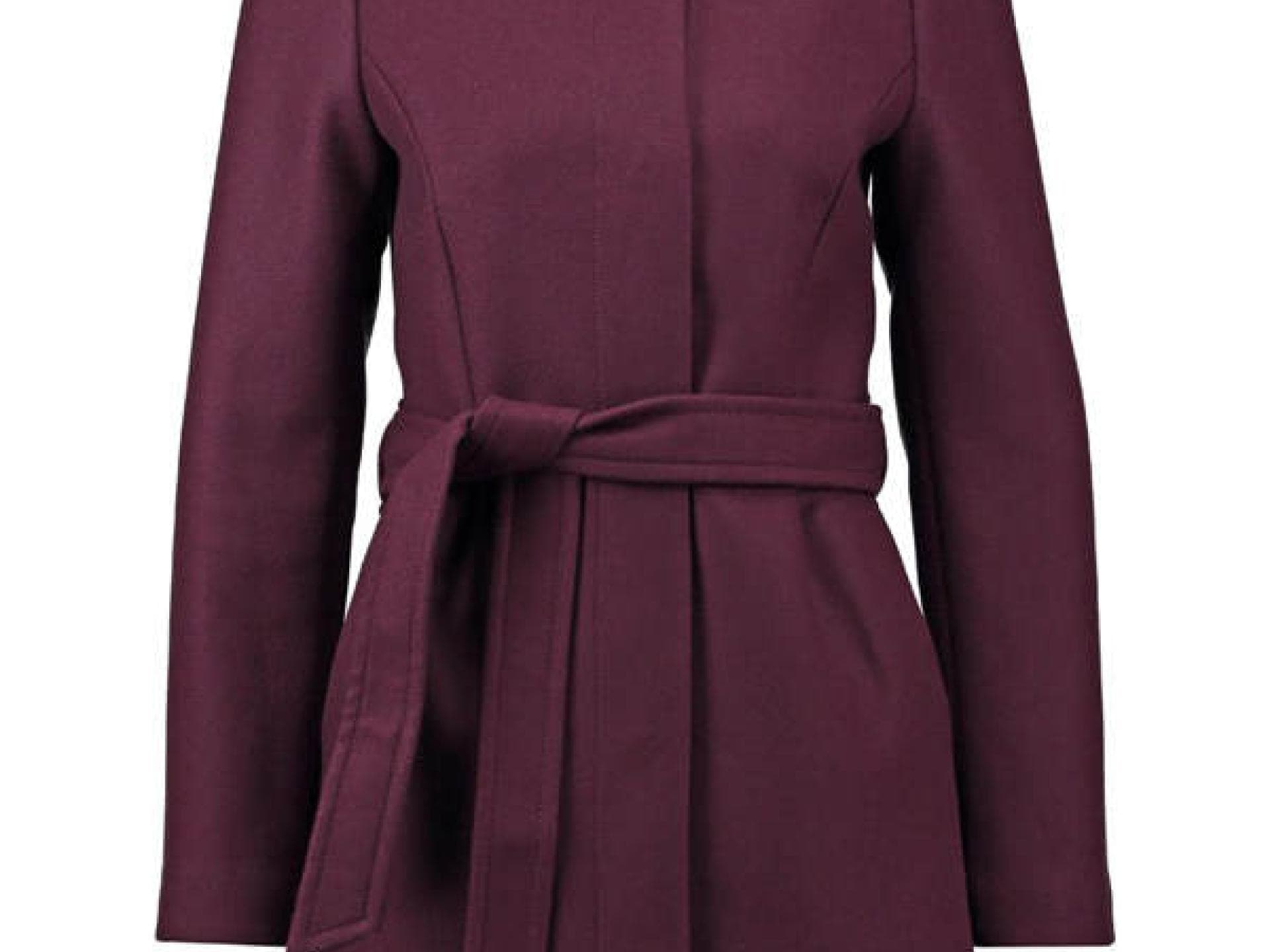 Weinroter Mantel von Mint & Berry