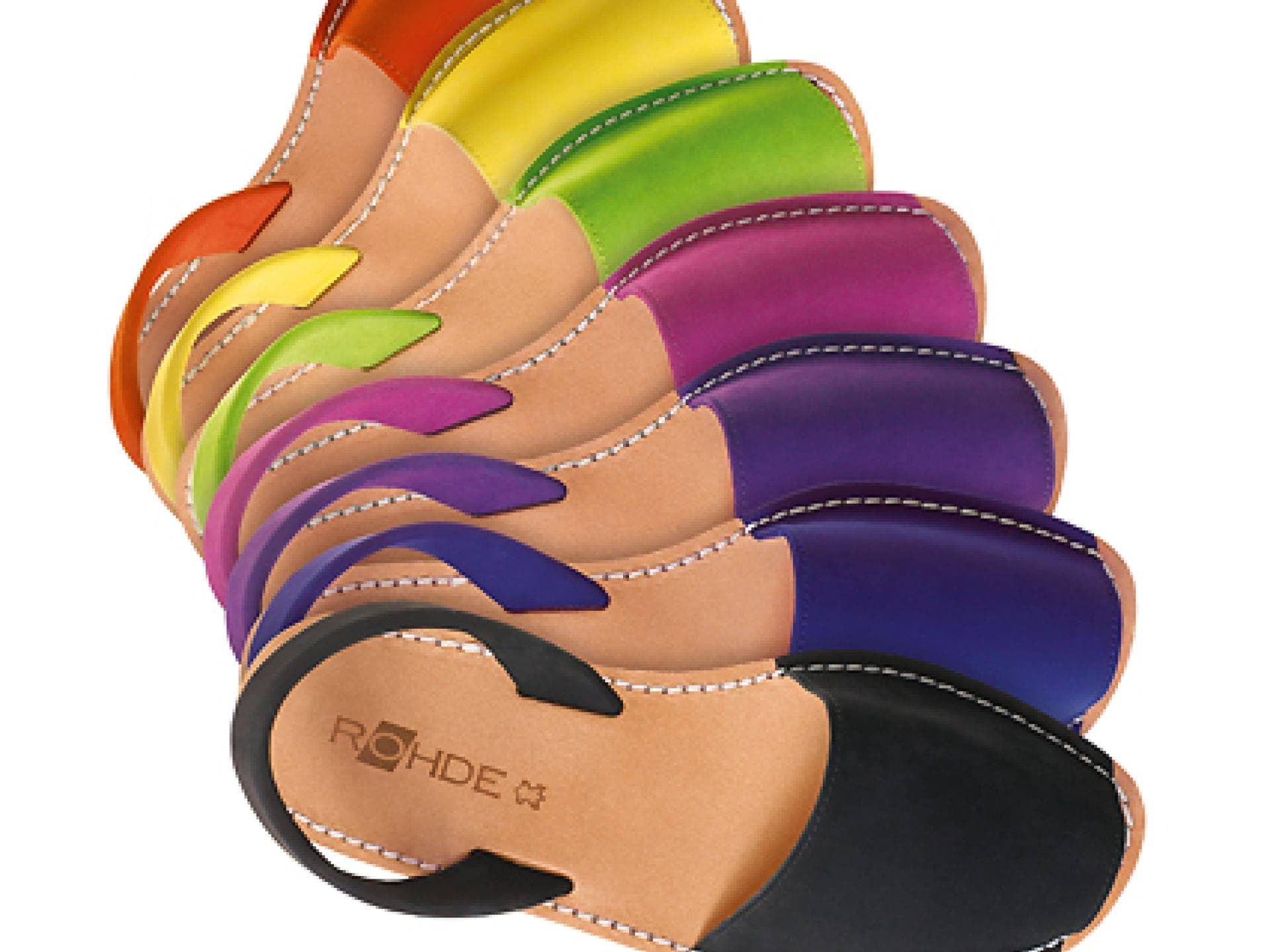 Leder-Sandale von Rohde