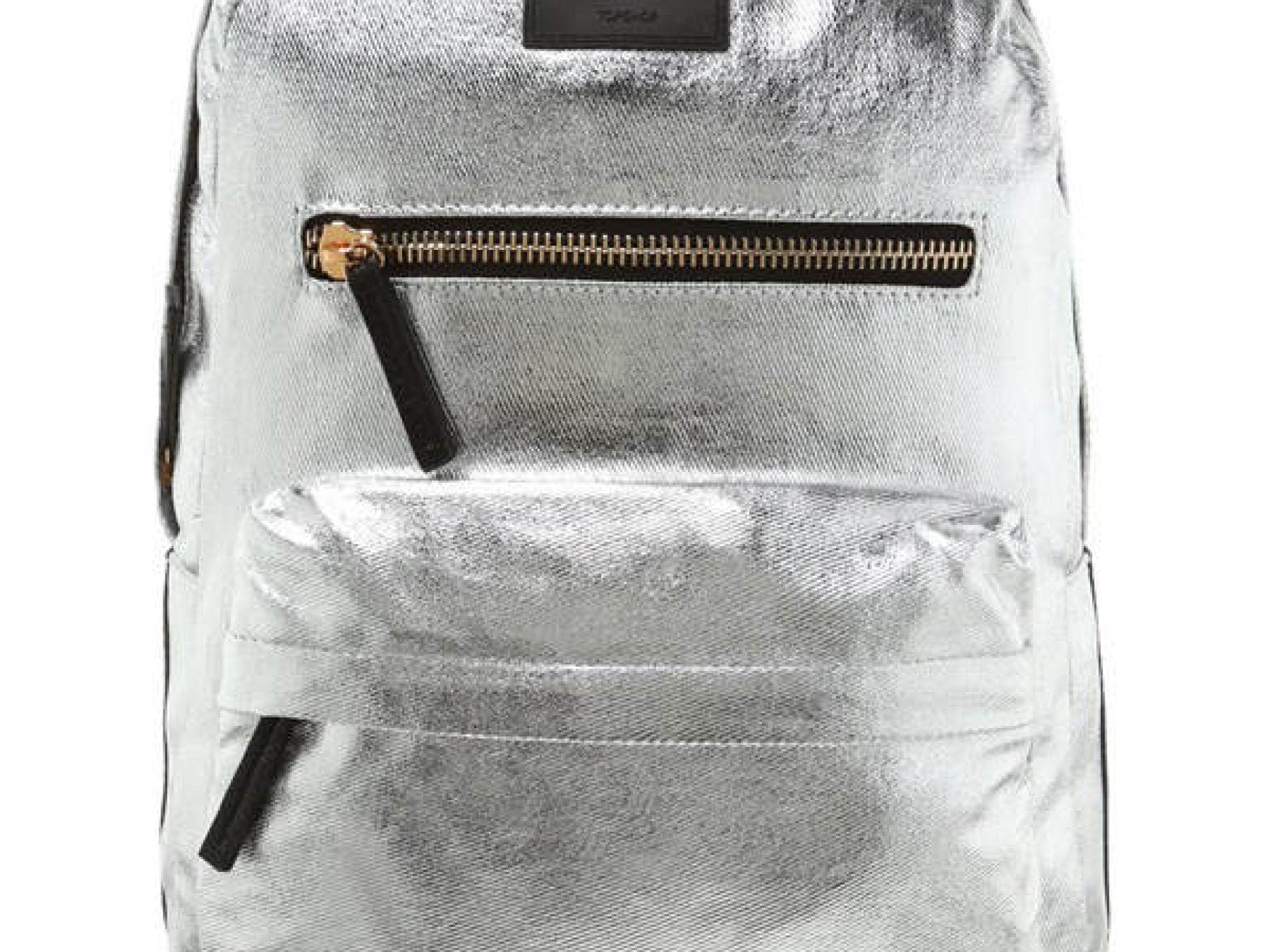 Metallic-Rucksack von Topshop.com