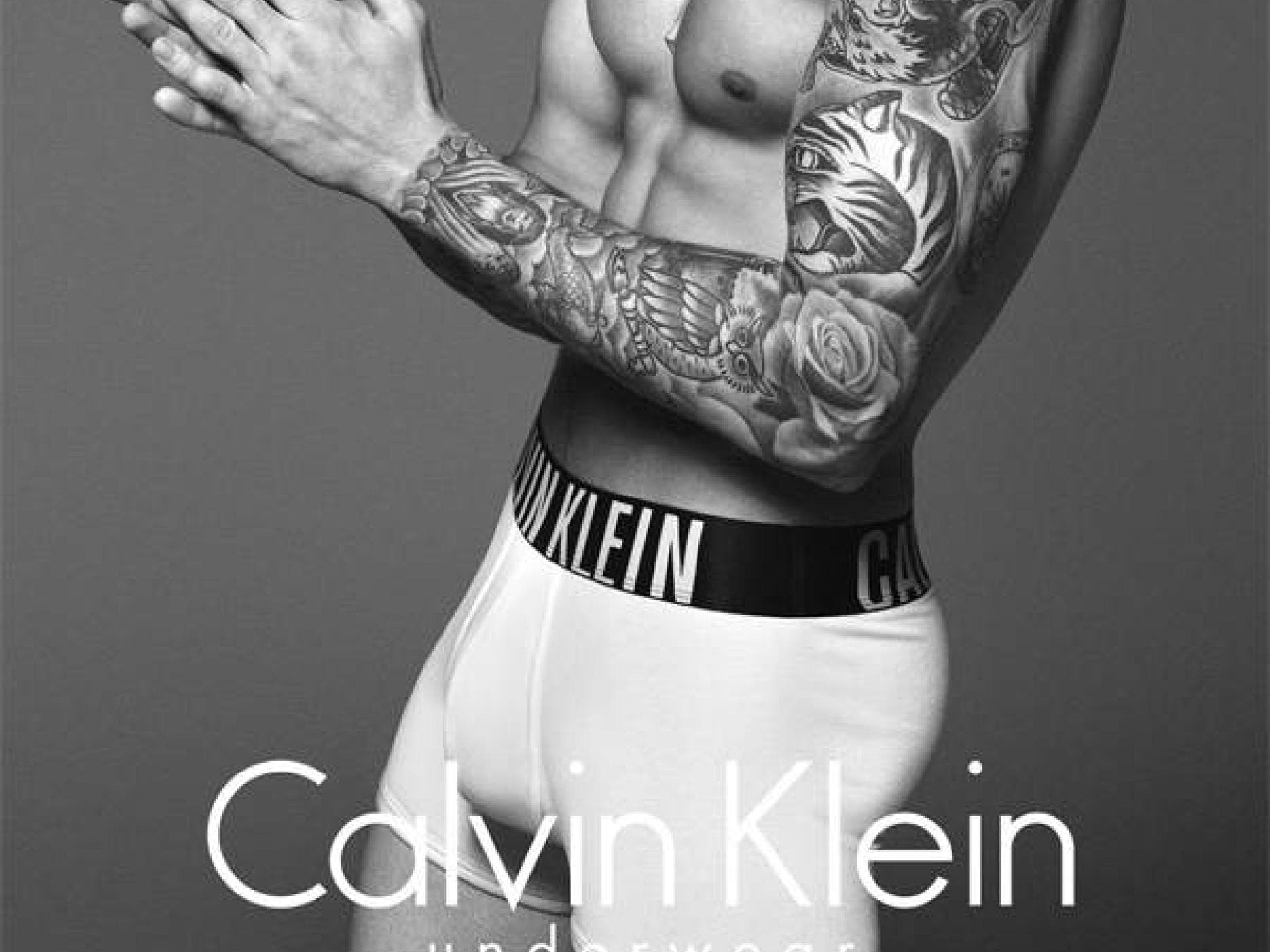 Justin Bieber wirbt für Calvin Klein Justin Bieber wirbt für Calvin Klein