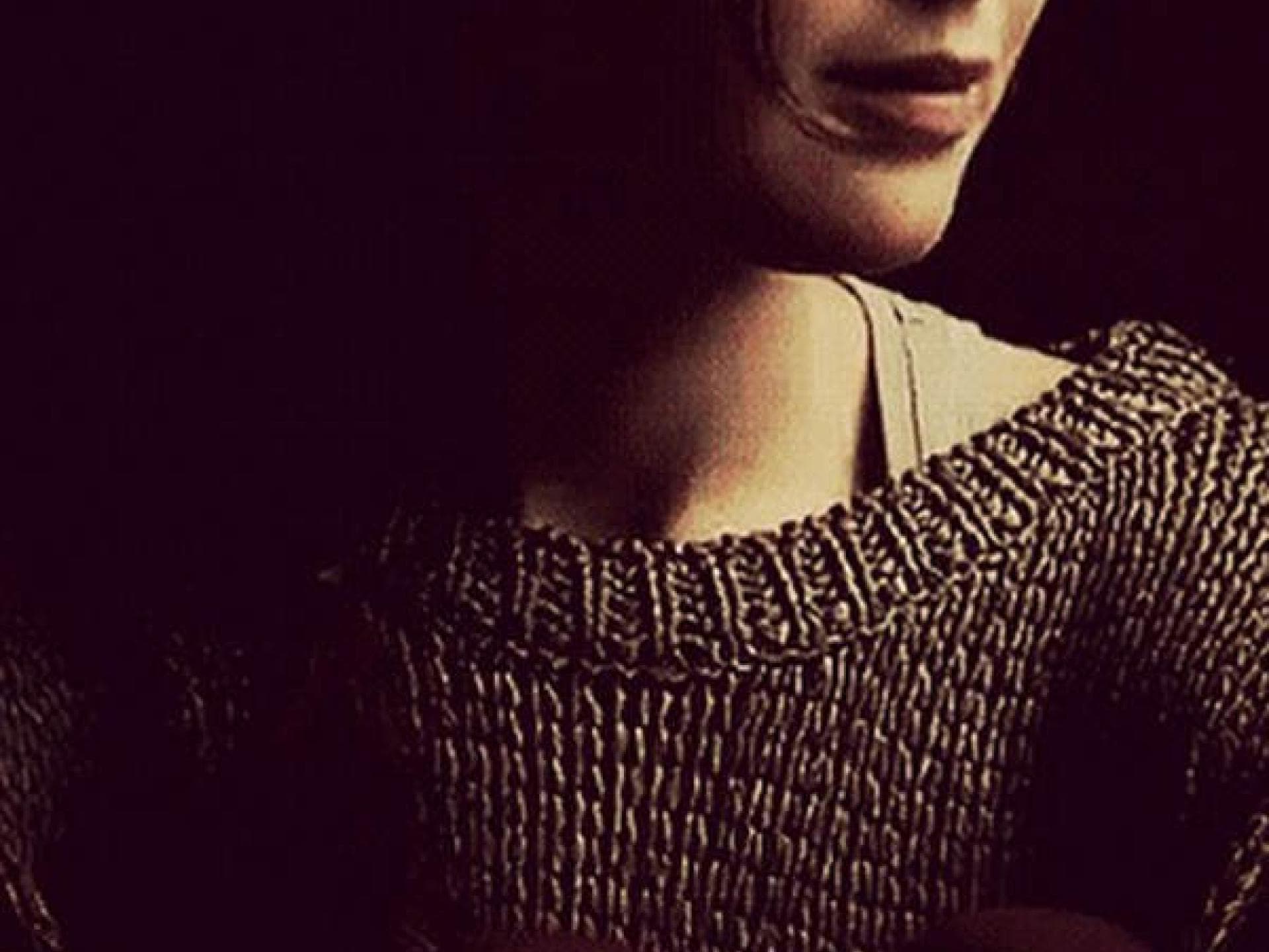 Jennifer Lawrence mit Katniss-Zopf Jennifer Lawrence mit Katniss-Zopf