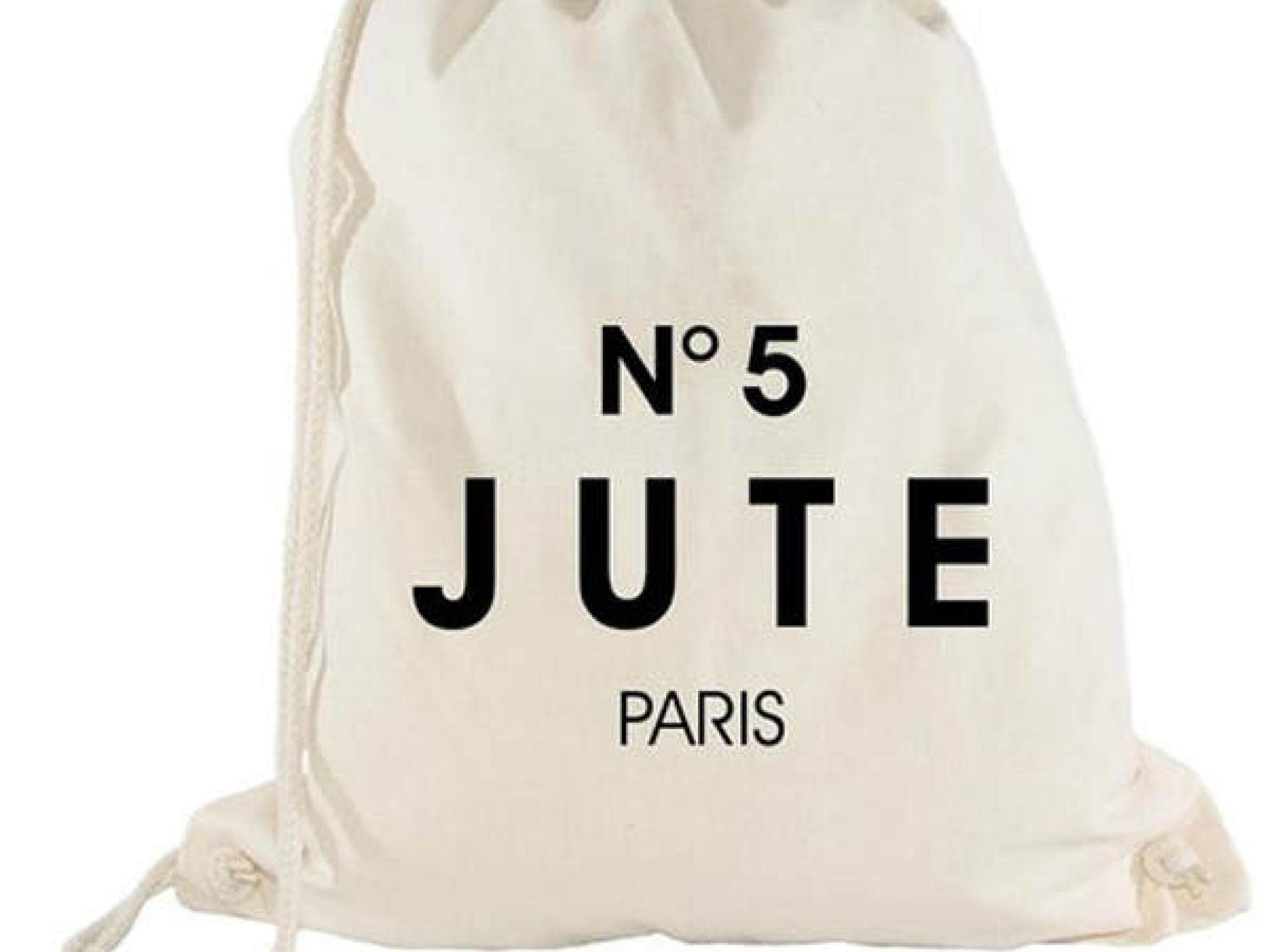 Jute-Turnbeutel von Umkleidekabine