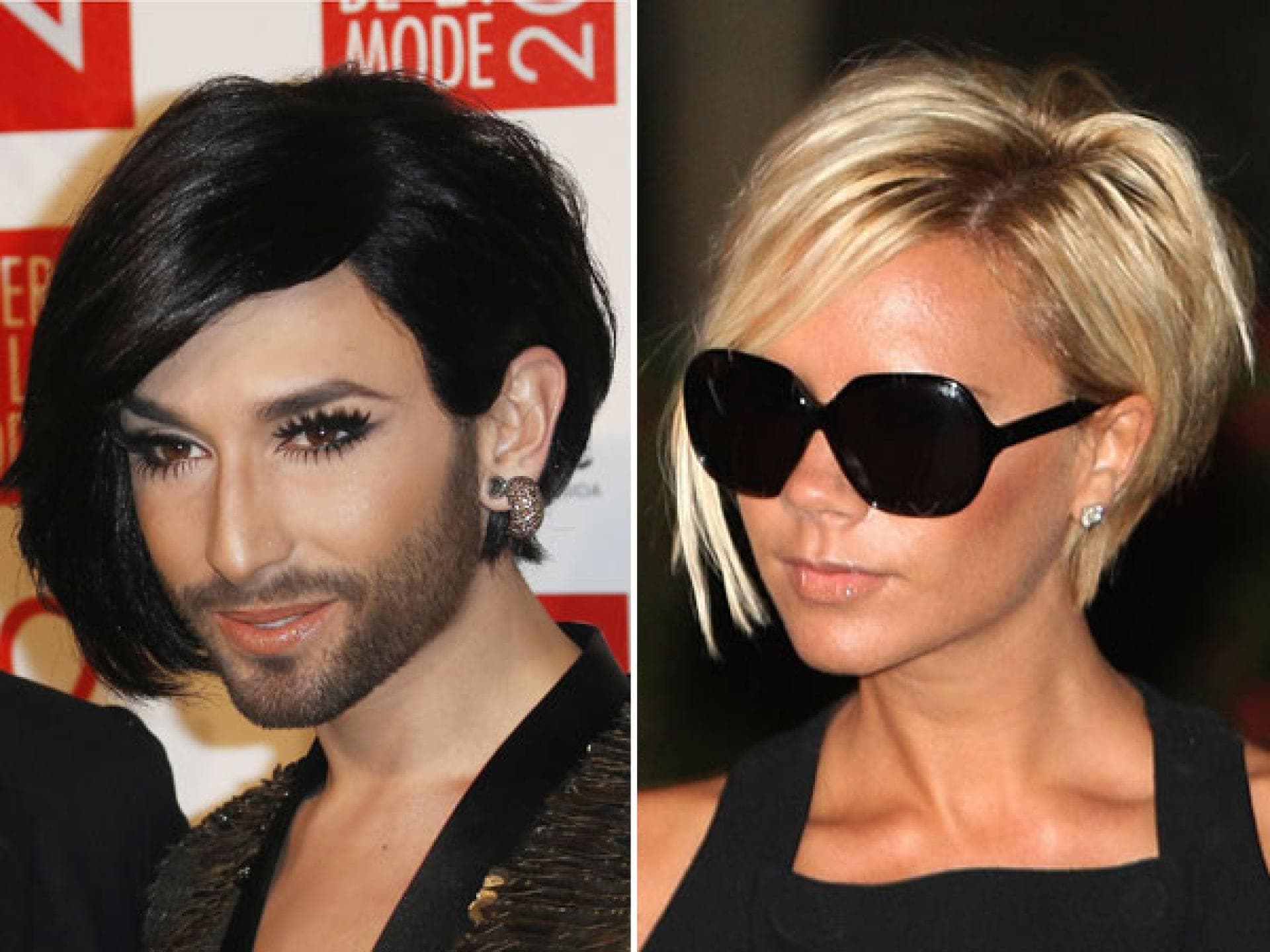 Conchita Wurst vs. Victoria Beckham: Bob