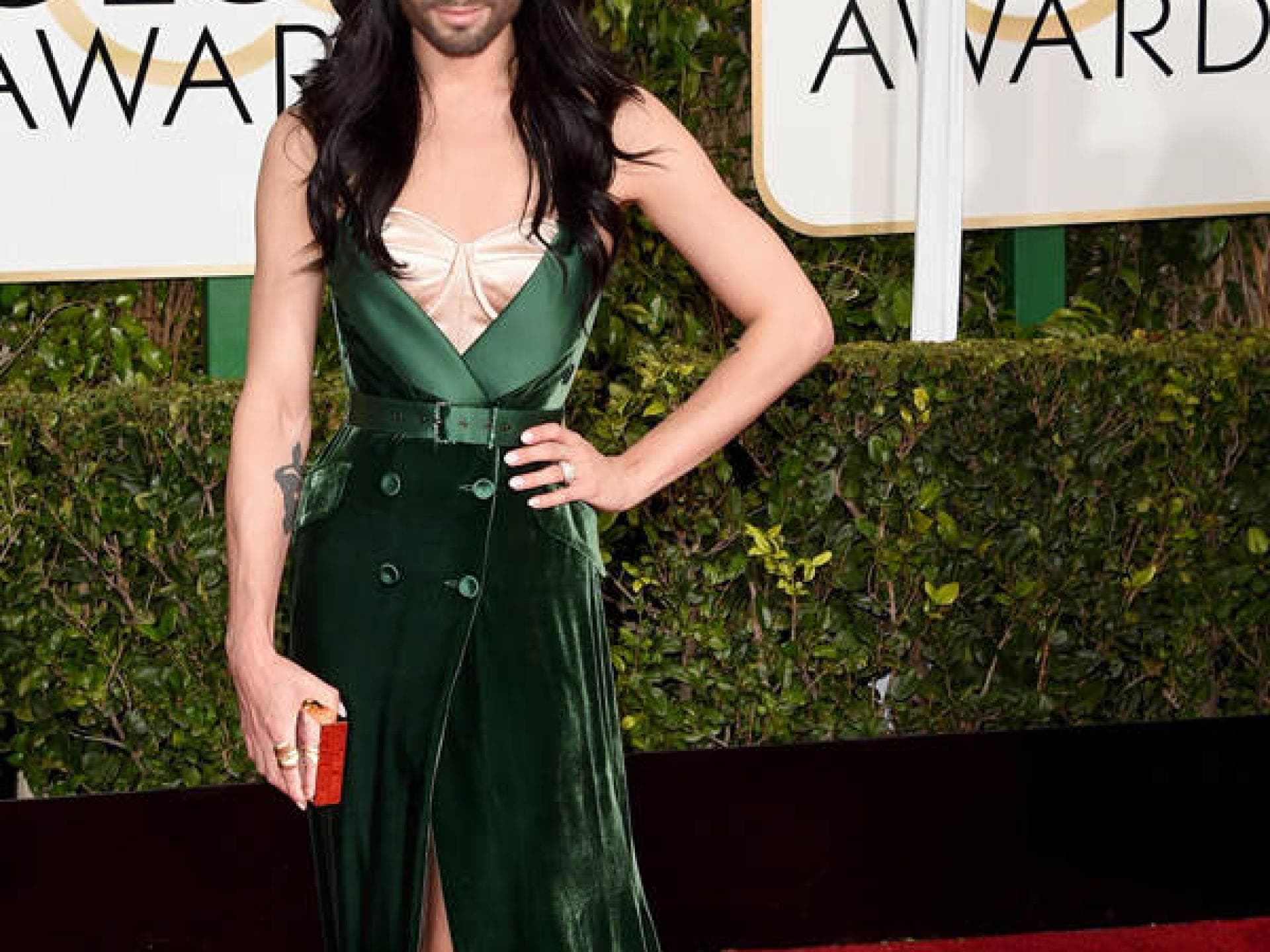Conchita Wurst: Golden Globes 2015 Conchita Wurst: Golden Globes 2015