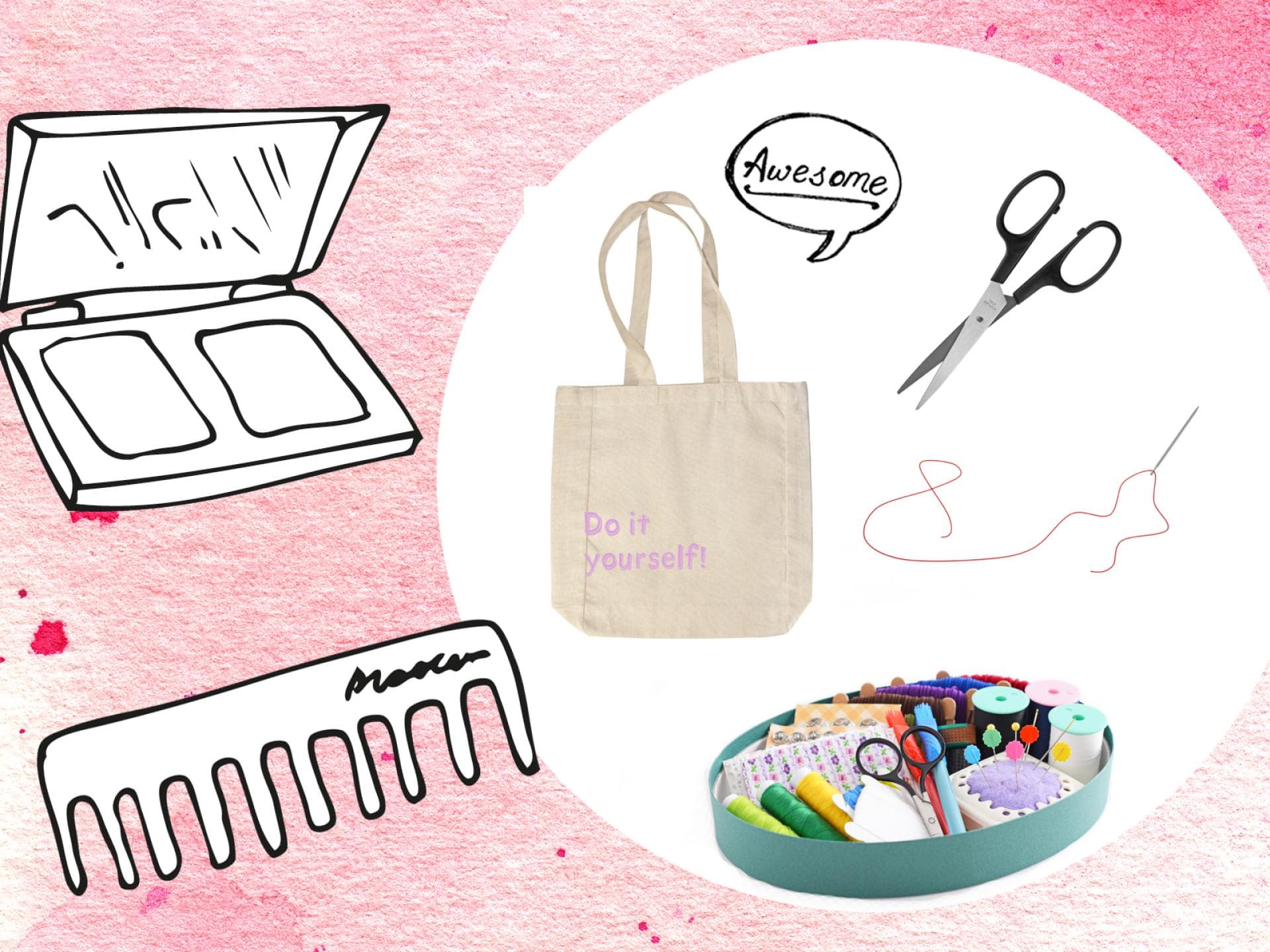 DIY Stofftasche quer DIY Stofftasche quer
