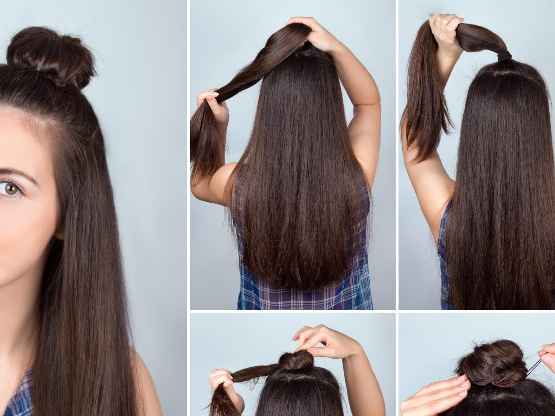 Half Bun: So gelingt die coole Frisur Quer