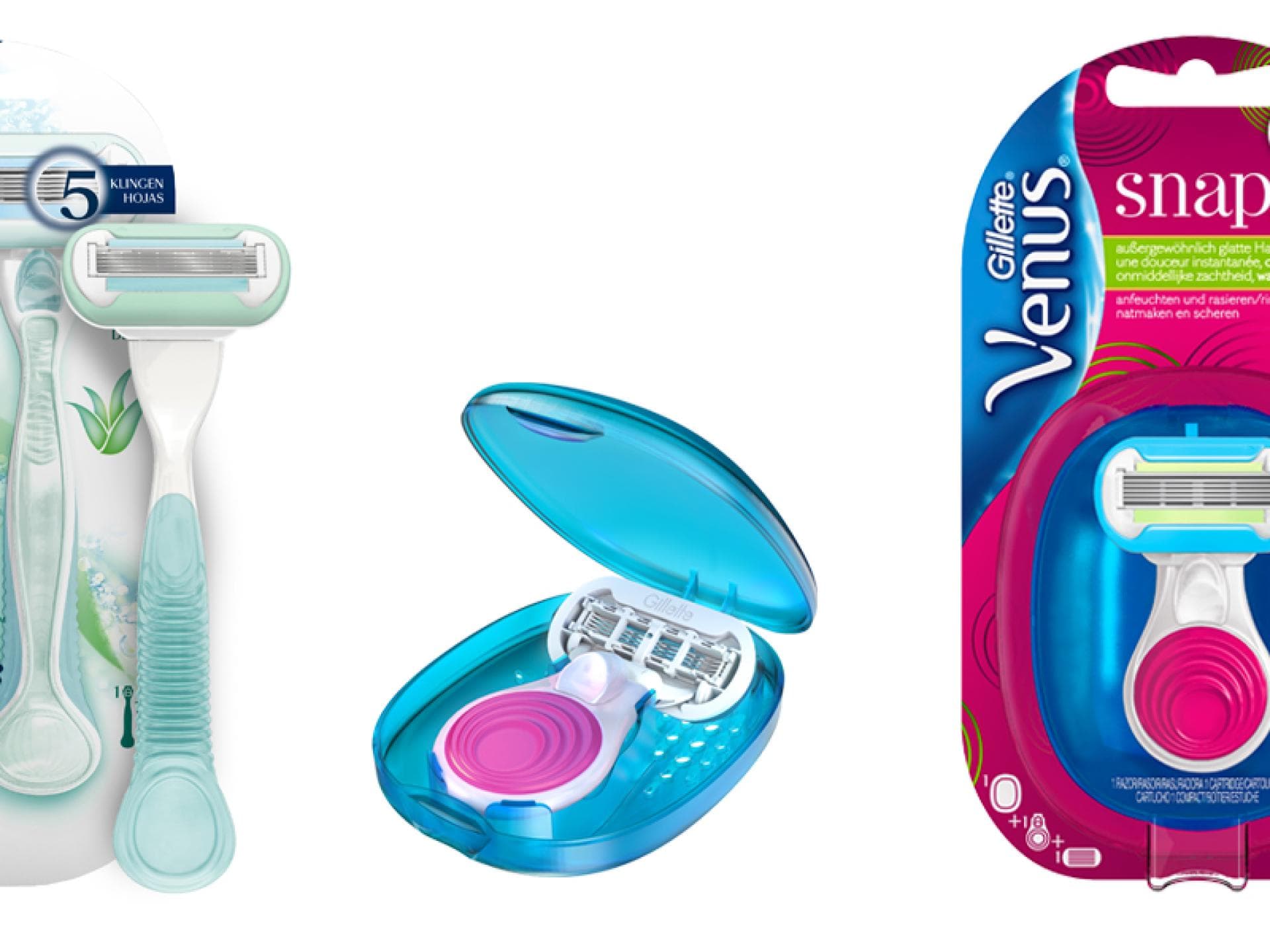 Gillette Venus drei Produkte Gillette Venus drei Produkte