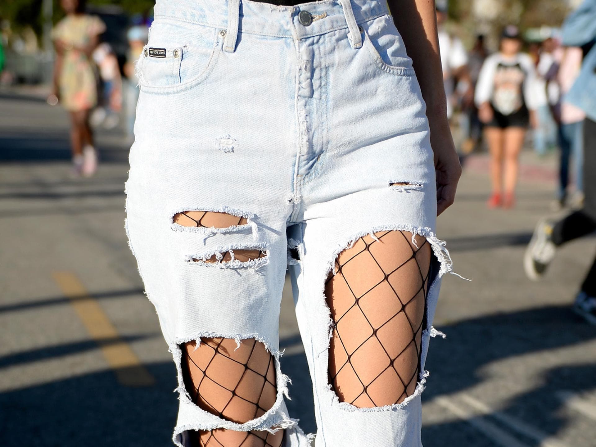 Coole Netzstrumpfhosen