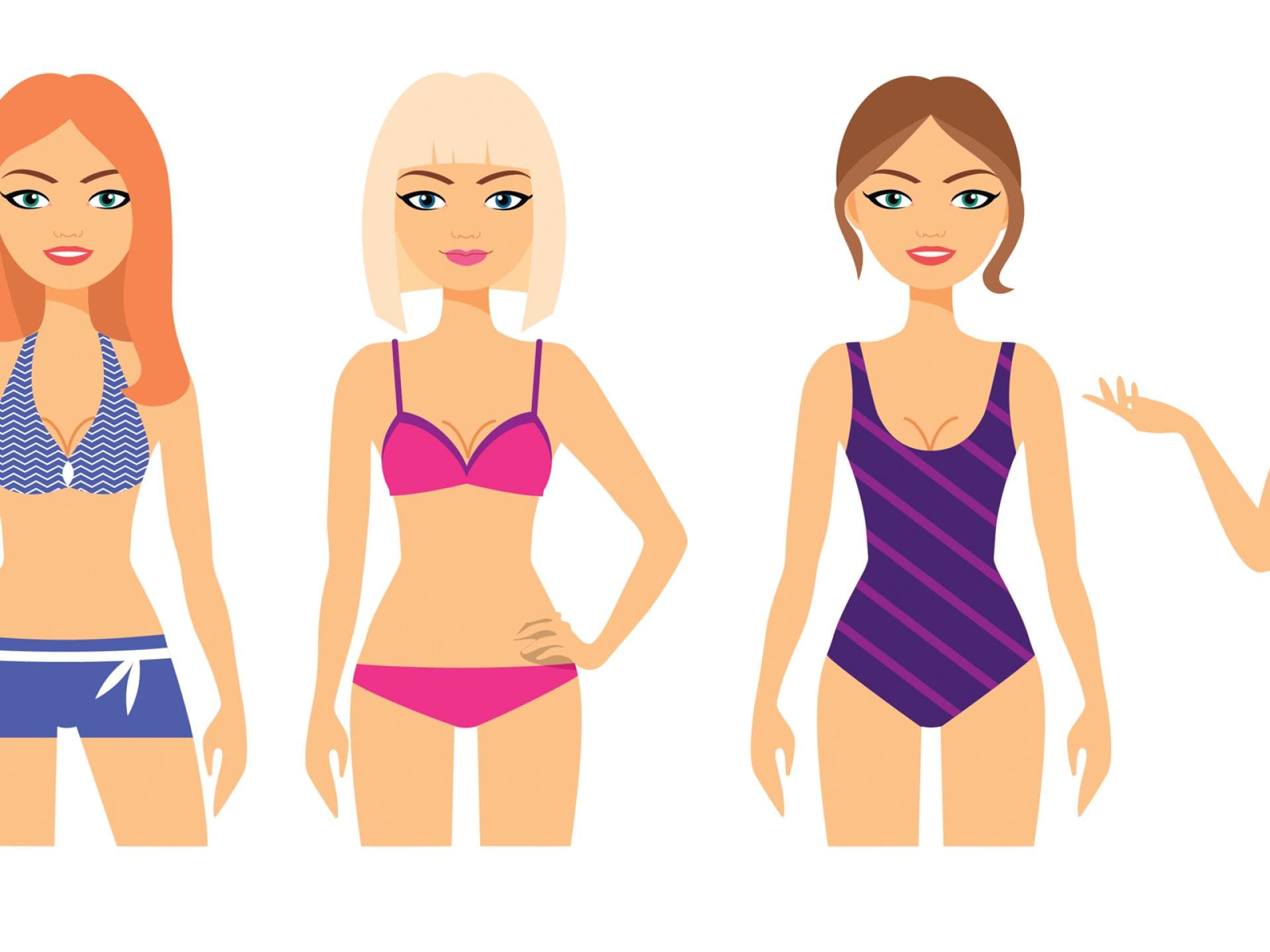 Die schönsten Bikinis quer Die schönsten Bikinis quer