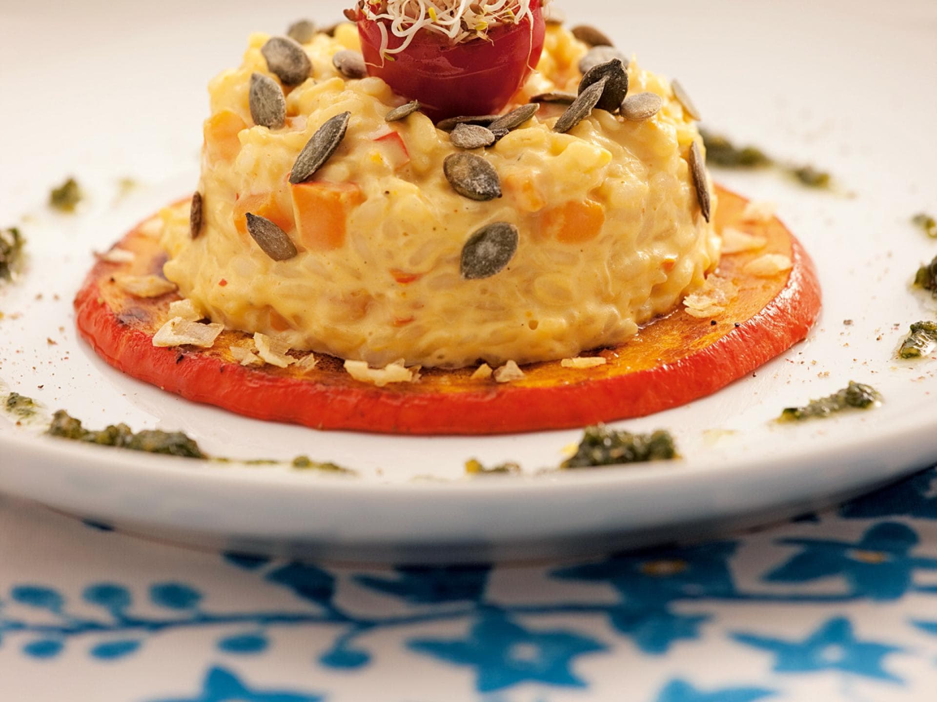 Kürbis Risotto vegan Kürbis Risotto vegan