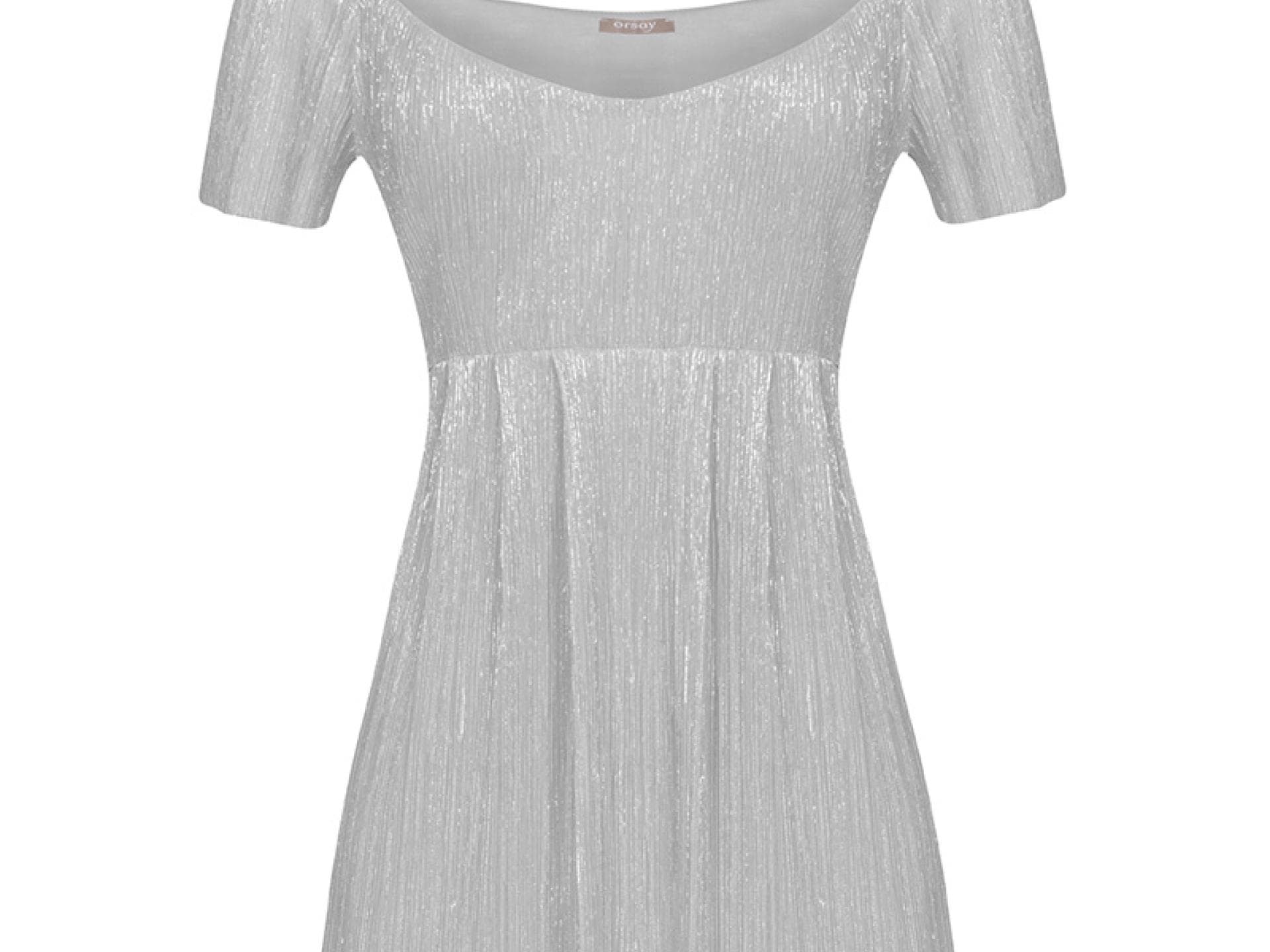 Silbernes Abschlussballkleid von Orsay