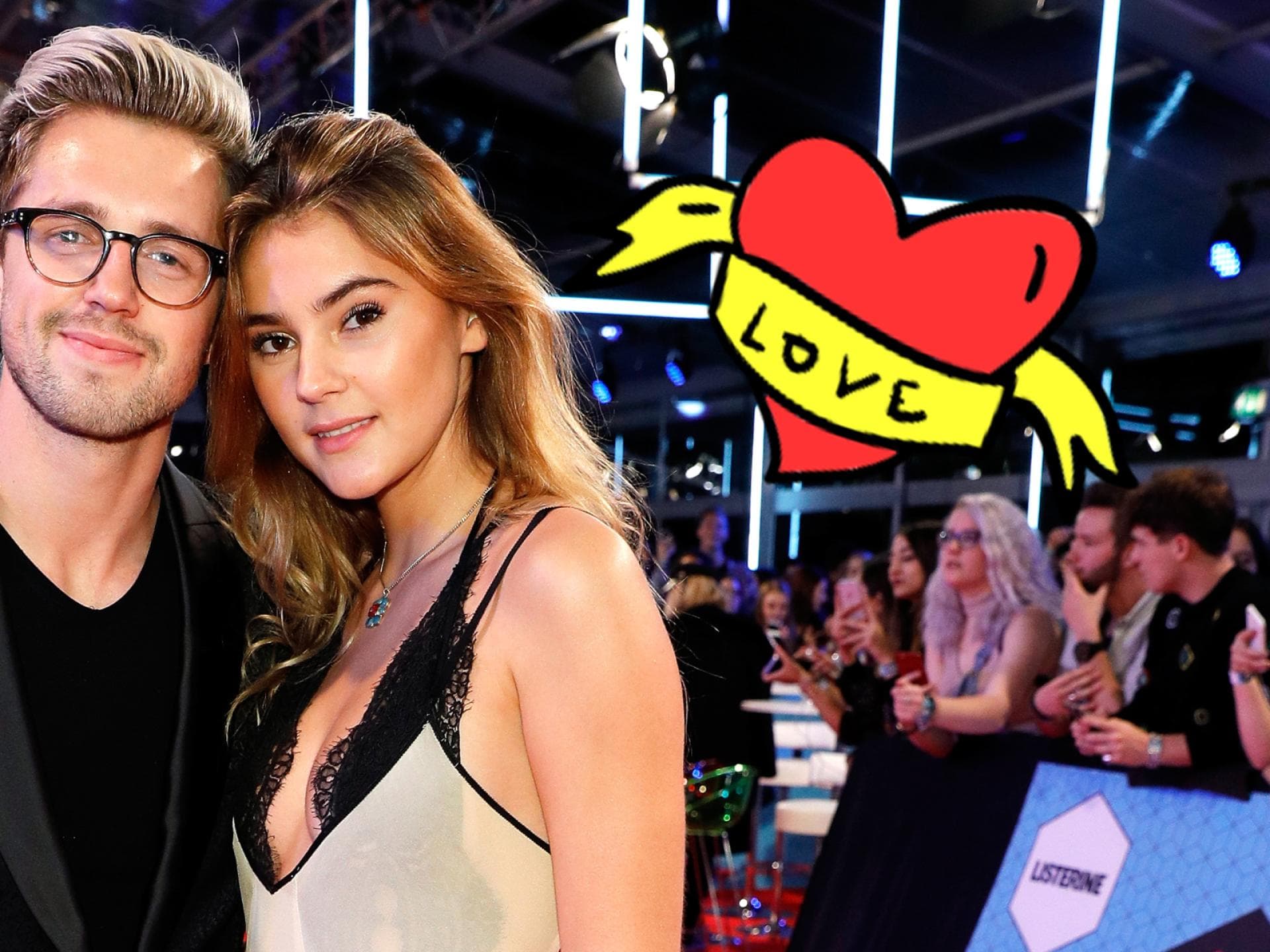 Stefanie Giesinger und Marcus Butler quer Stefanie Giesinger und Marcus Butler quer