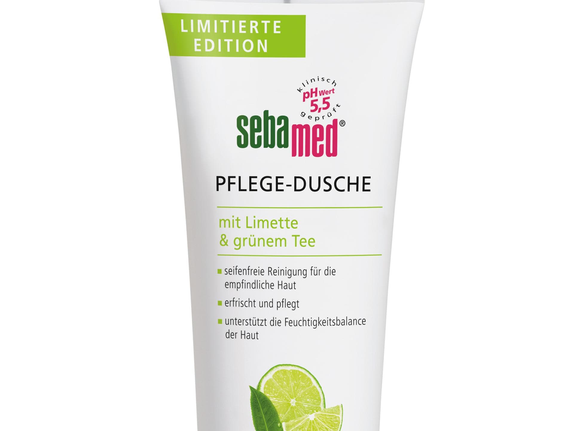 Pflege-Dusche mit Limette & grünem Tee von sebamed Pflege-Dusche mit Limette & grünem Tee von sebamed